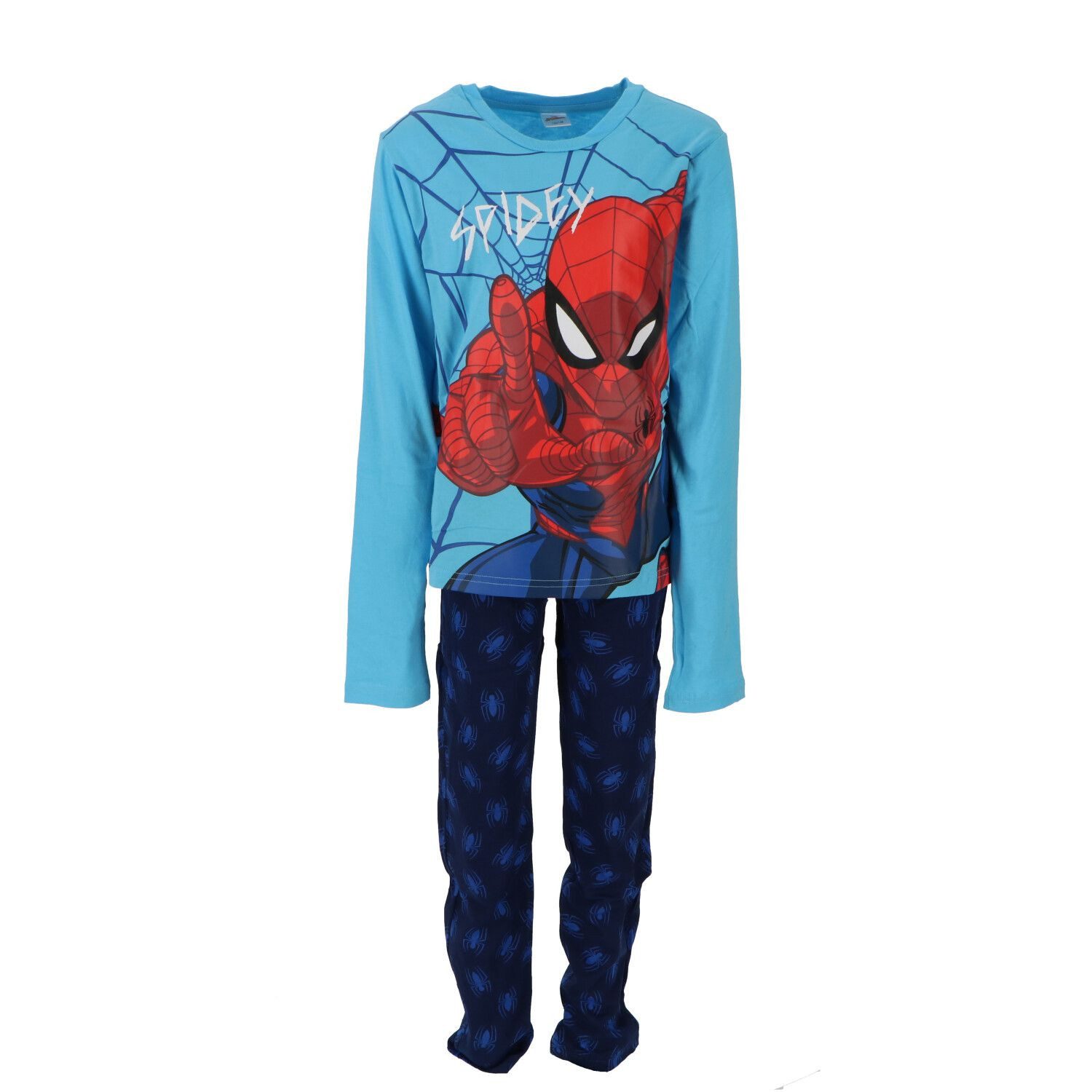 Spiderman Pyjama Schlafanzug Set aus Baumwolle Pyjama Nachtanzug Homewear für Kinder