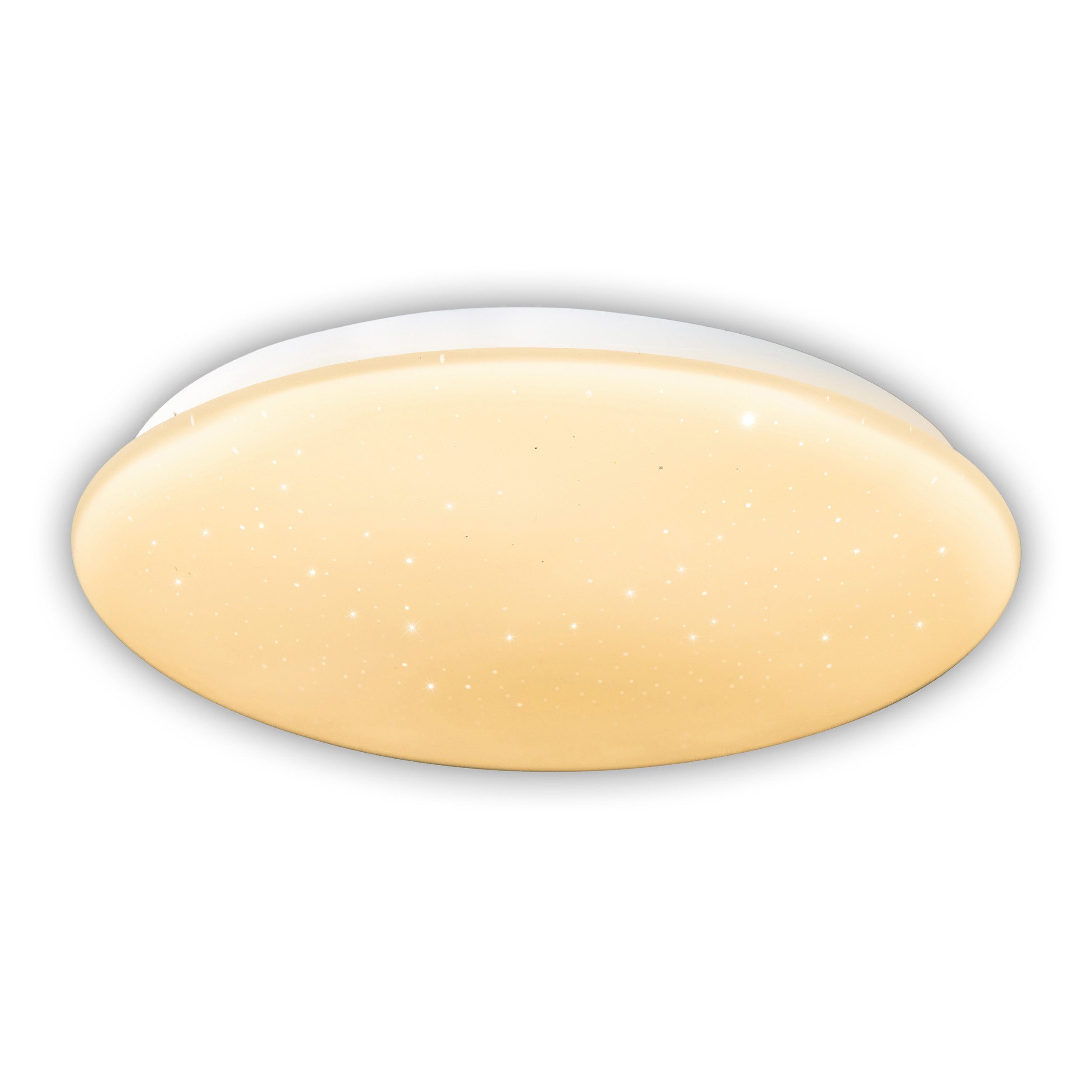 näve LED Deckenleuchte Tempe, Bewegungsmelder, LED fest integriert, Neutralweiß, Kristalleffekt, Bewegungsmelder, inkl. Driver, neutralweiß, D: 28cm