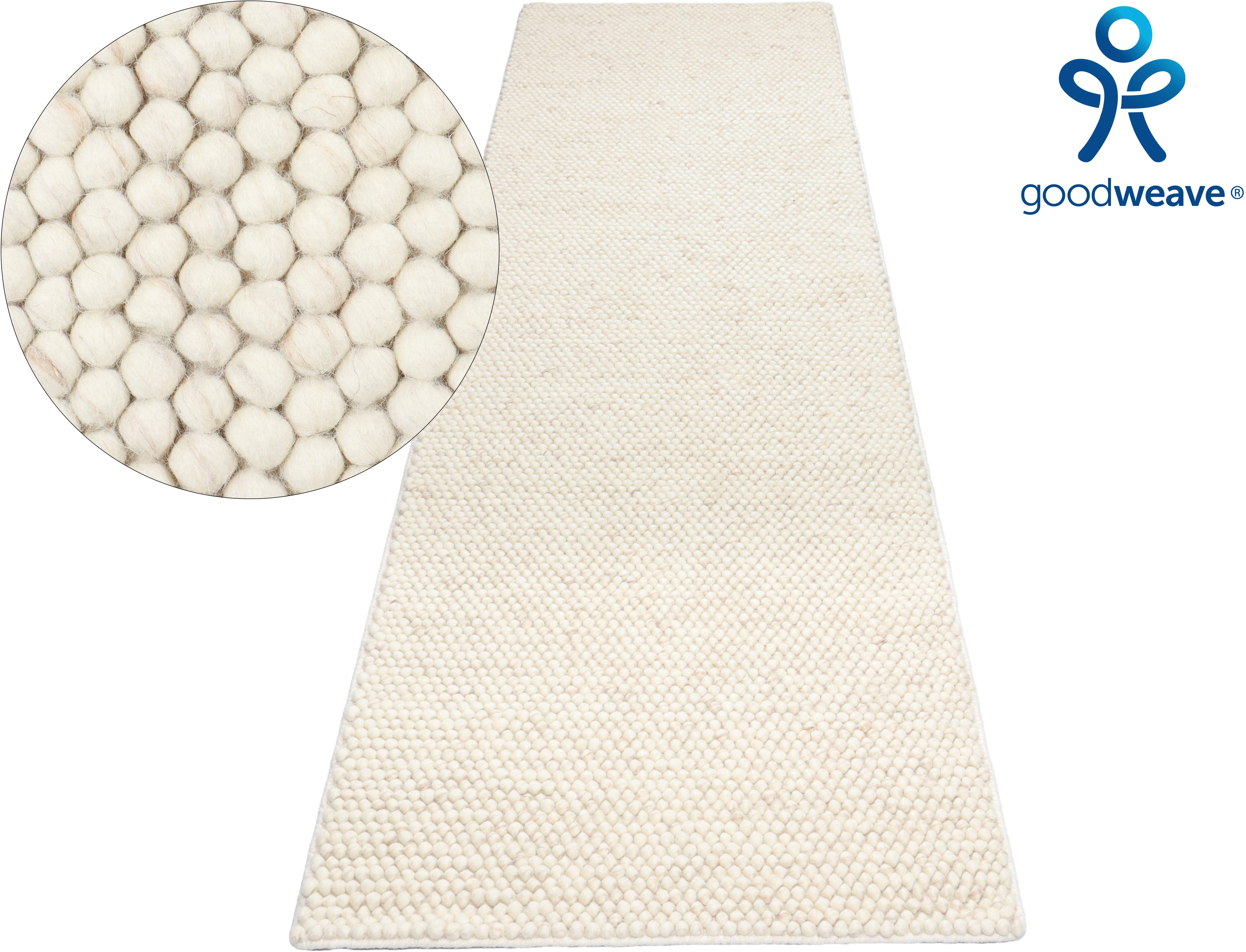 LeGer Home by Lena Gercke Läufer Ainhoa, Wolle, rechteckig, Höhe: 14 mm, handgewebt, Handweb Teppiche, Wohnzimmer, Schlafzimmer, Esszimmer