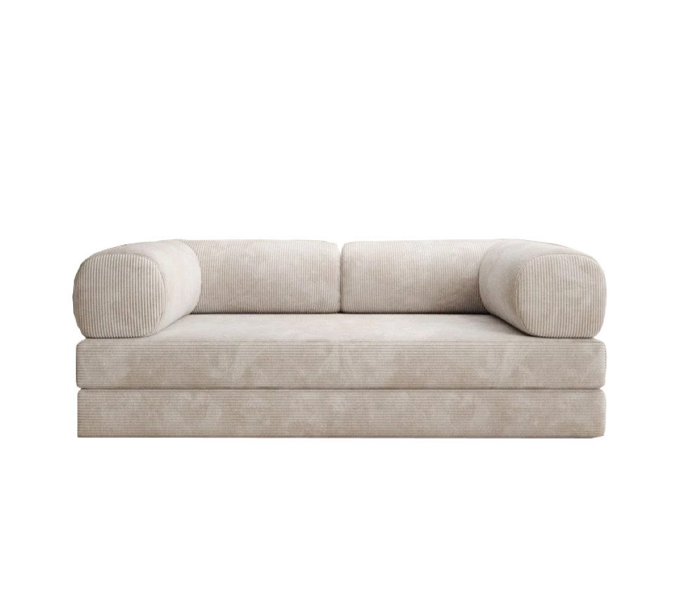 Palms-Store Schlafsofa Oscar 3-Sitzer Sofa mit Bettfunktion, abnehmbarem Be günstig online kaufen