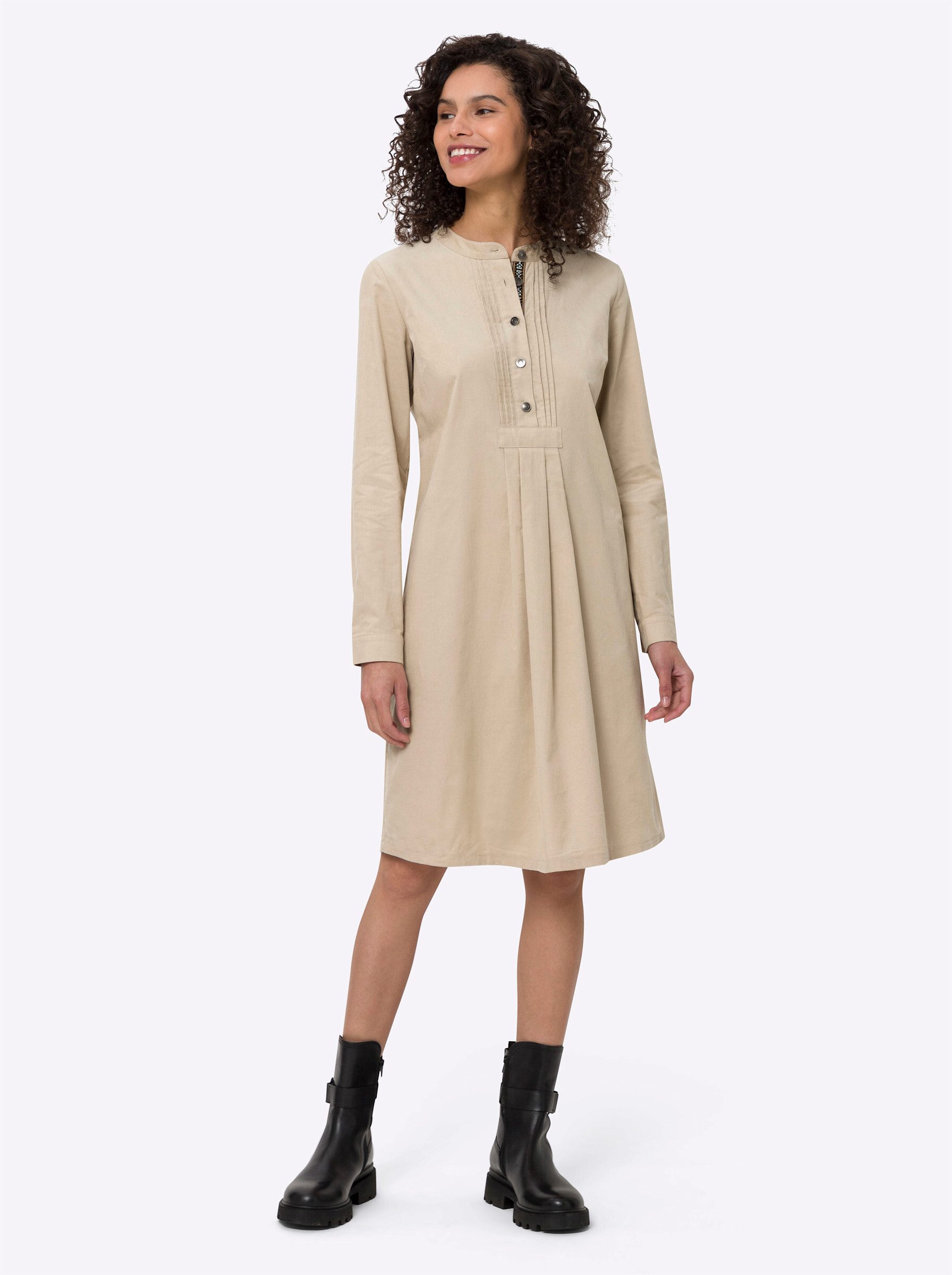 Etuikleid Cord-Kleid