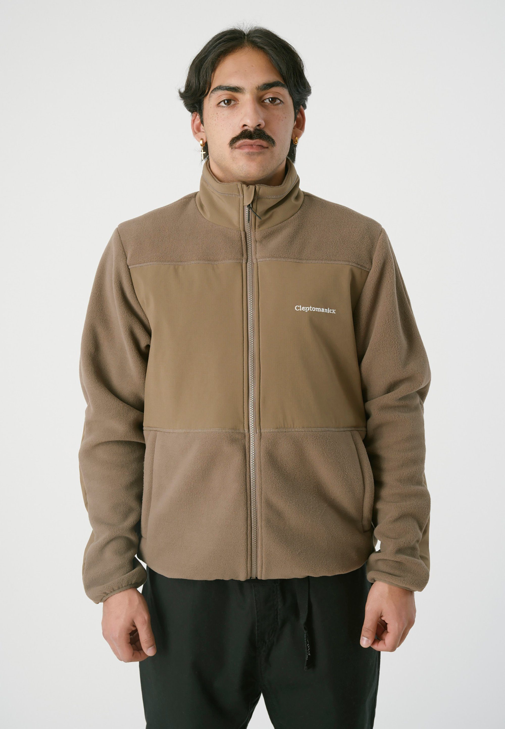Cleptomanicx Fleecejacke Deck mit geräumigen Taschen