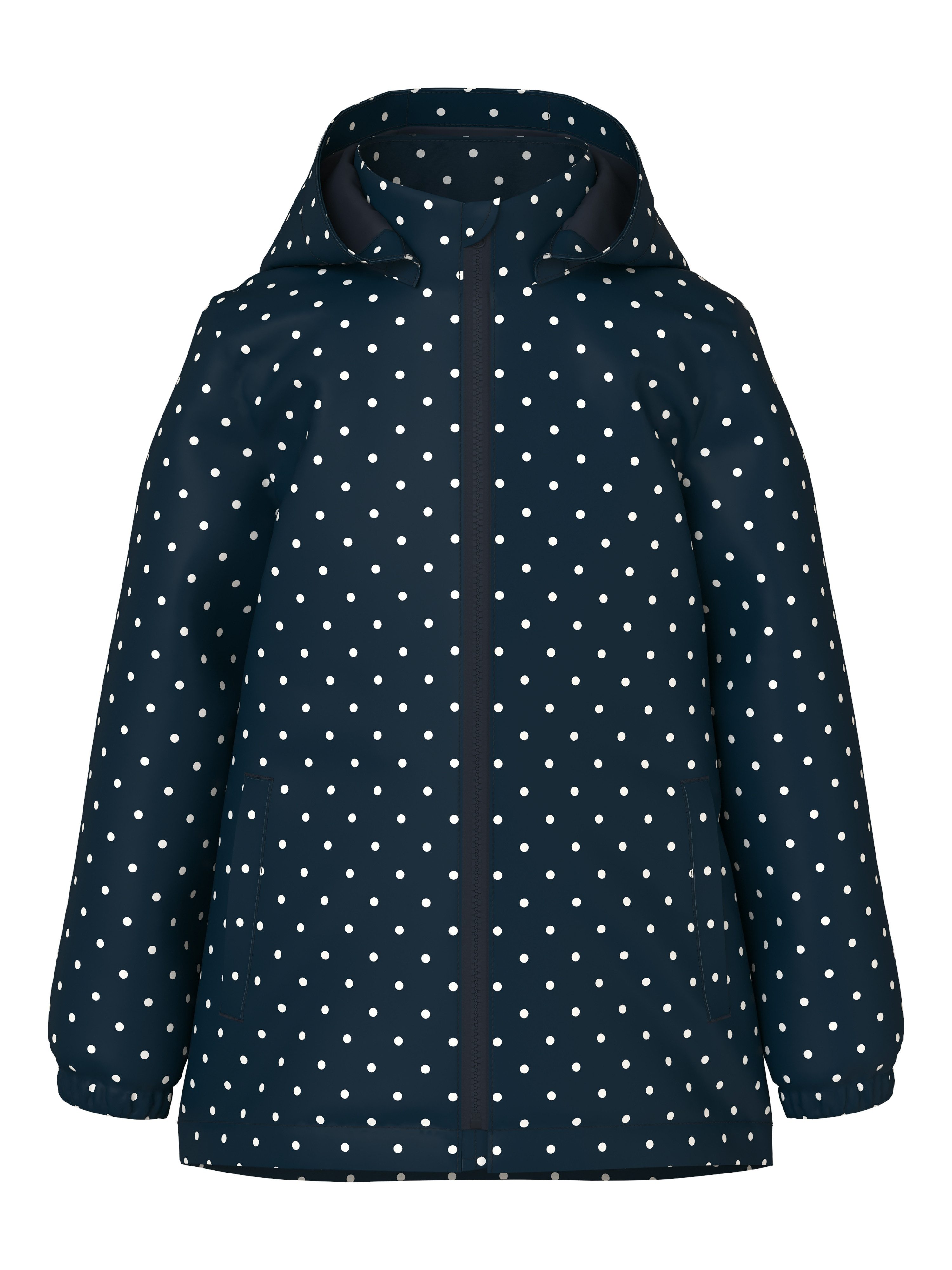 Name It Outdoorjacke NKFMAXI JACKET LI AOP reflektierende Details, wasserabweisend