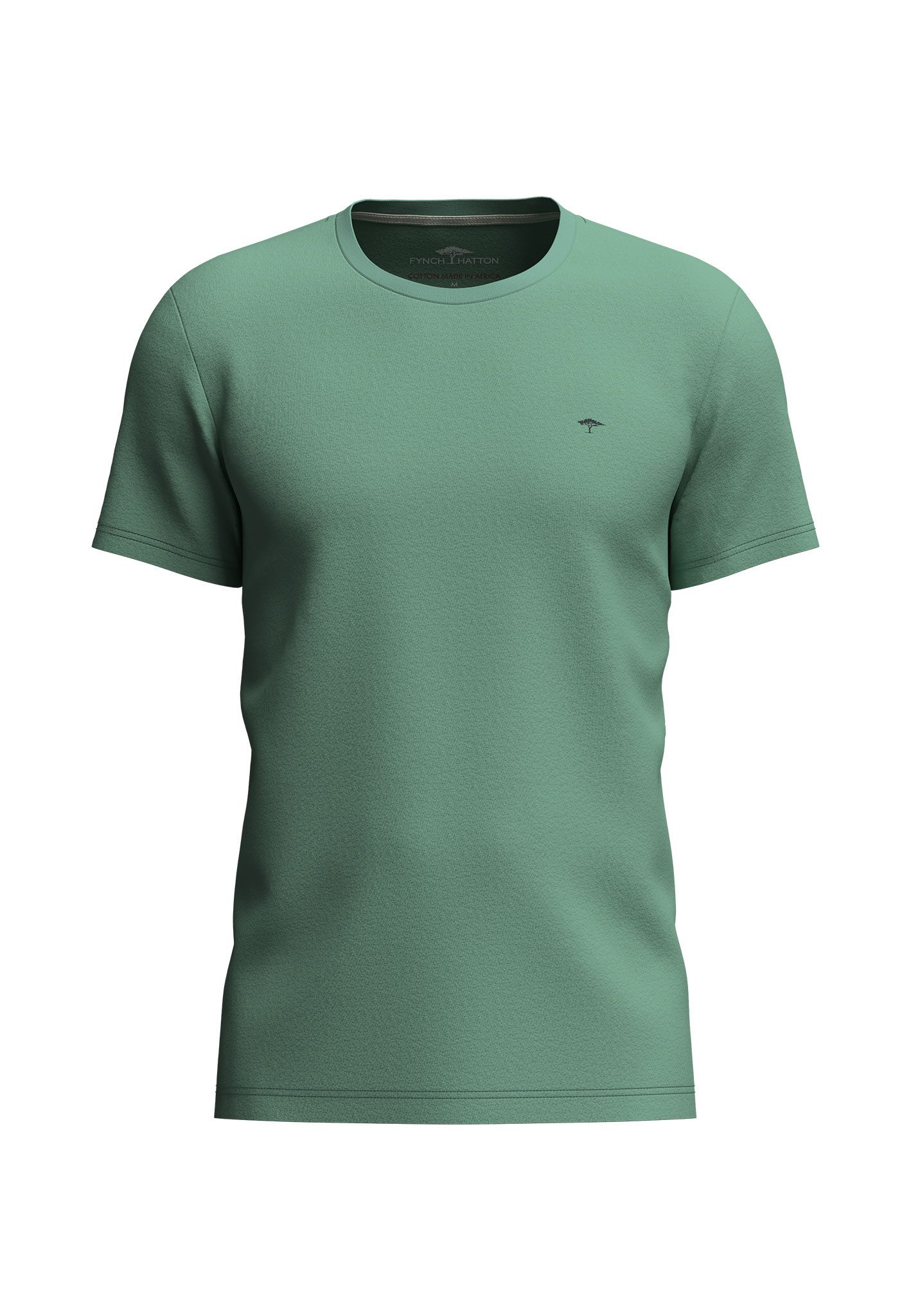 FYNCH-HATTON Rundhalsshirt unifarben, aus reiner Baumwolle günstig online kaufen