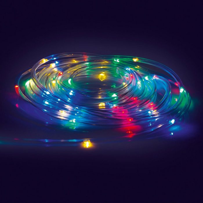 MAXXMEE LED Stripe Lichtschlauch mit Farbwechsel 8 Leuchtmodi