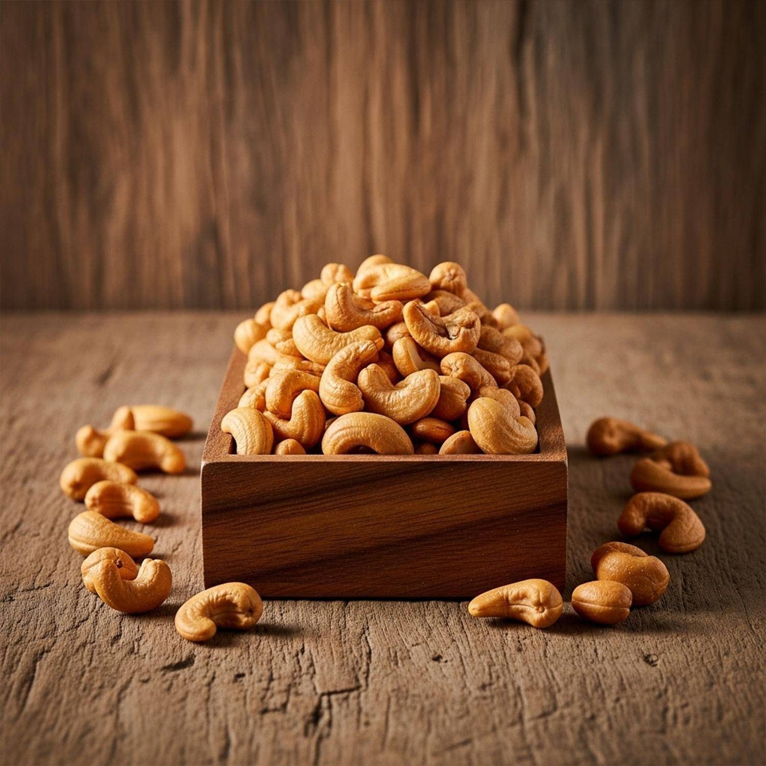 We_Natur Knabberei Cashewkerne, geröstet und gesalzen 800gr, 800 g, 100 % Natürlich, Neue Ernte