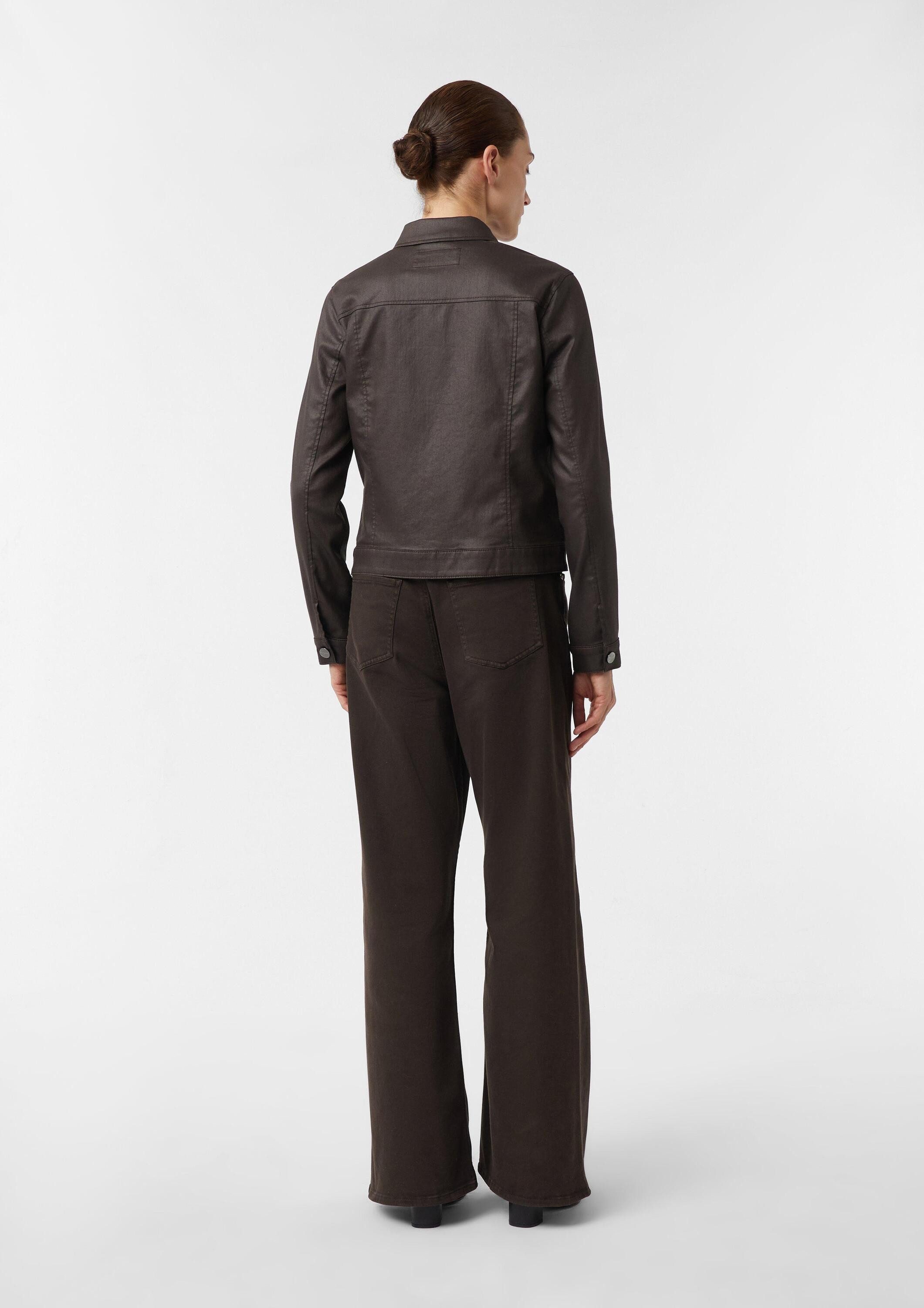 comma Funktionsjacke Indoor-Jacke Schmale sportive Jacke mit Coating