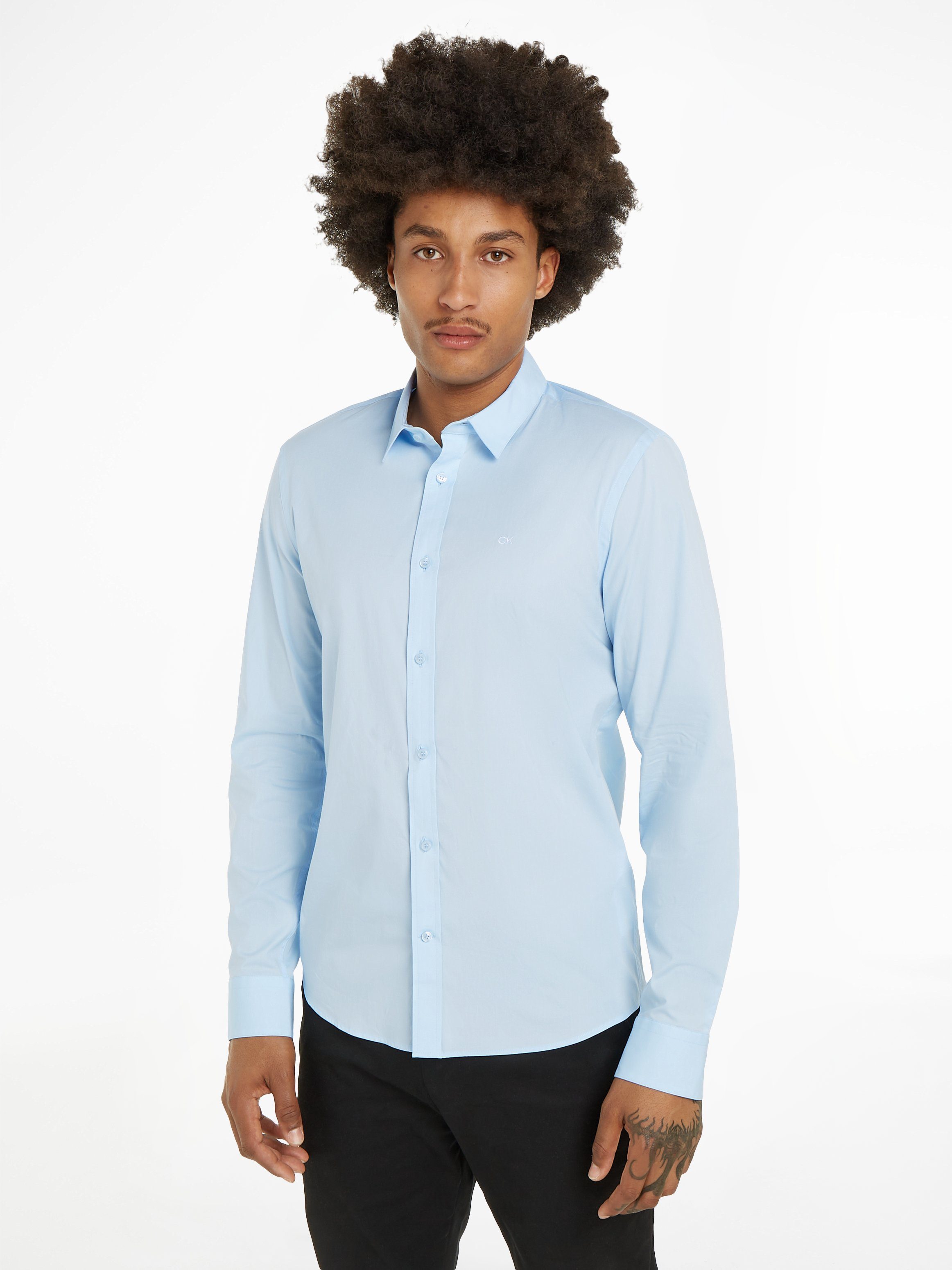 Calvin Klein Businesshemd STRETCH POPLIN SLIM günstig online kaufen