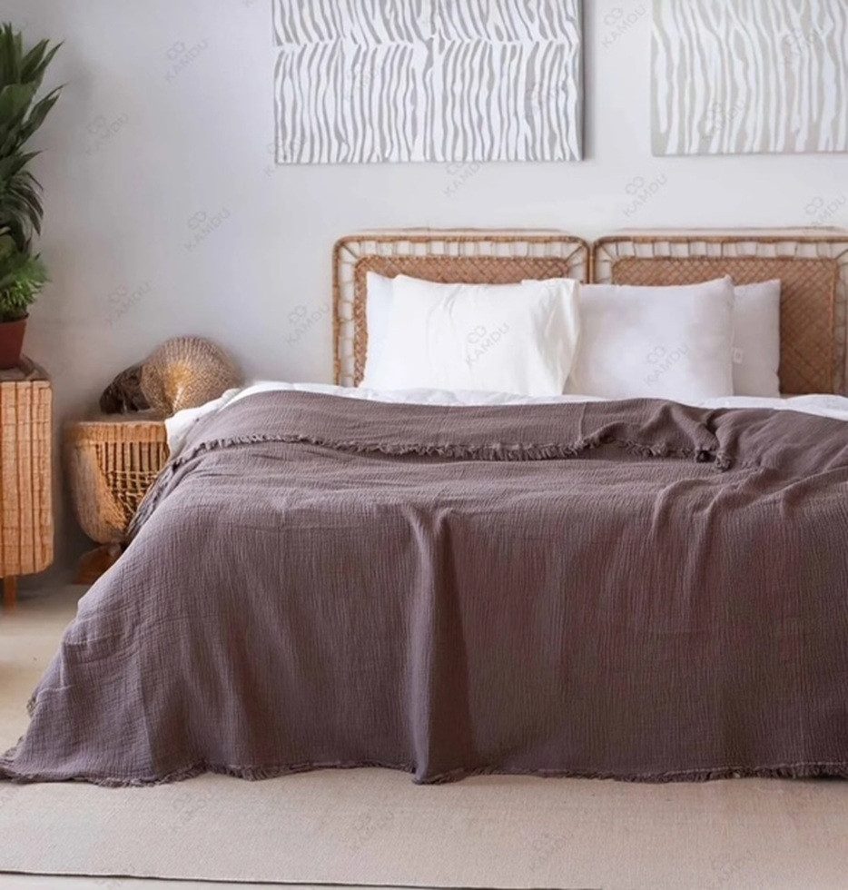 Wohndecke Musselin Wohndecke aus Biobaumwolle in günstig online kaufen