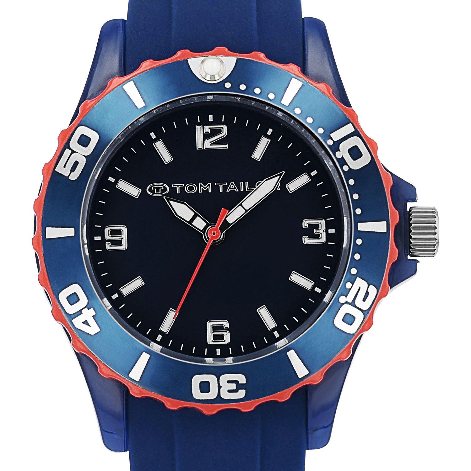 TOM TAILOR Quarzuhr 2100705, Armbanduhr, Silikonarmband, Kinderuhr, Junge, analog