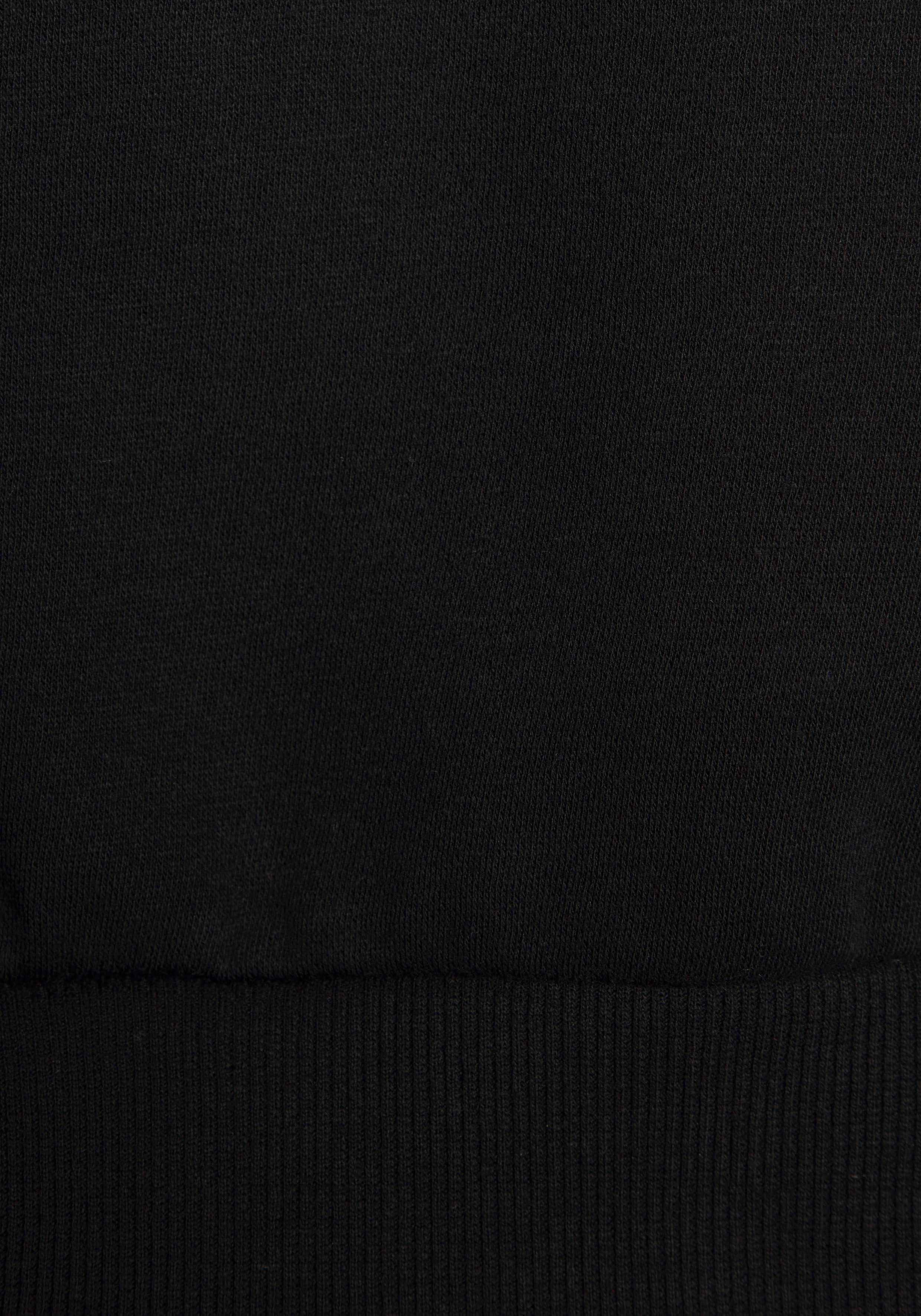 Bench. Loungewear Sweatshirt mit Reißverschluss am Stehkragen, Loungewear