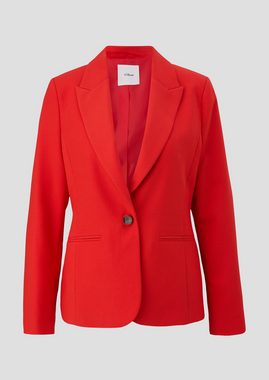 s.Oliver BLACK LABEL Jackenblazer Blazer aus Viskosemix