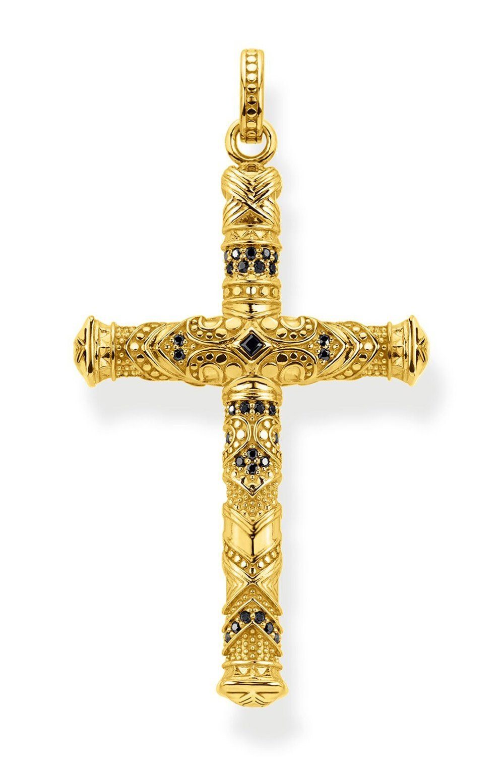 THOMAS SABO Kettenanhänger Kreuz- Goldfarben