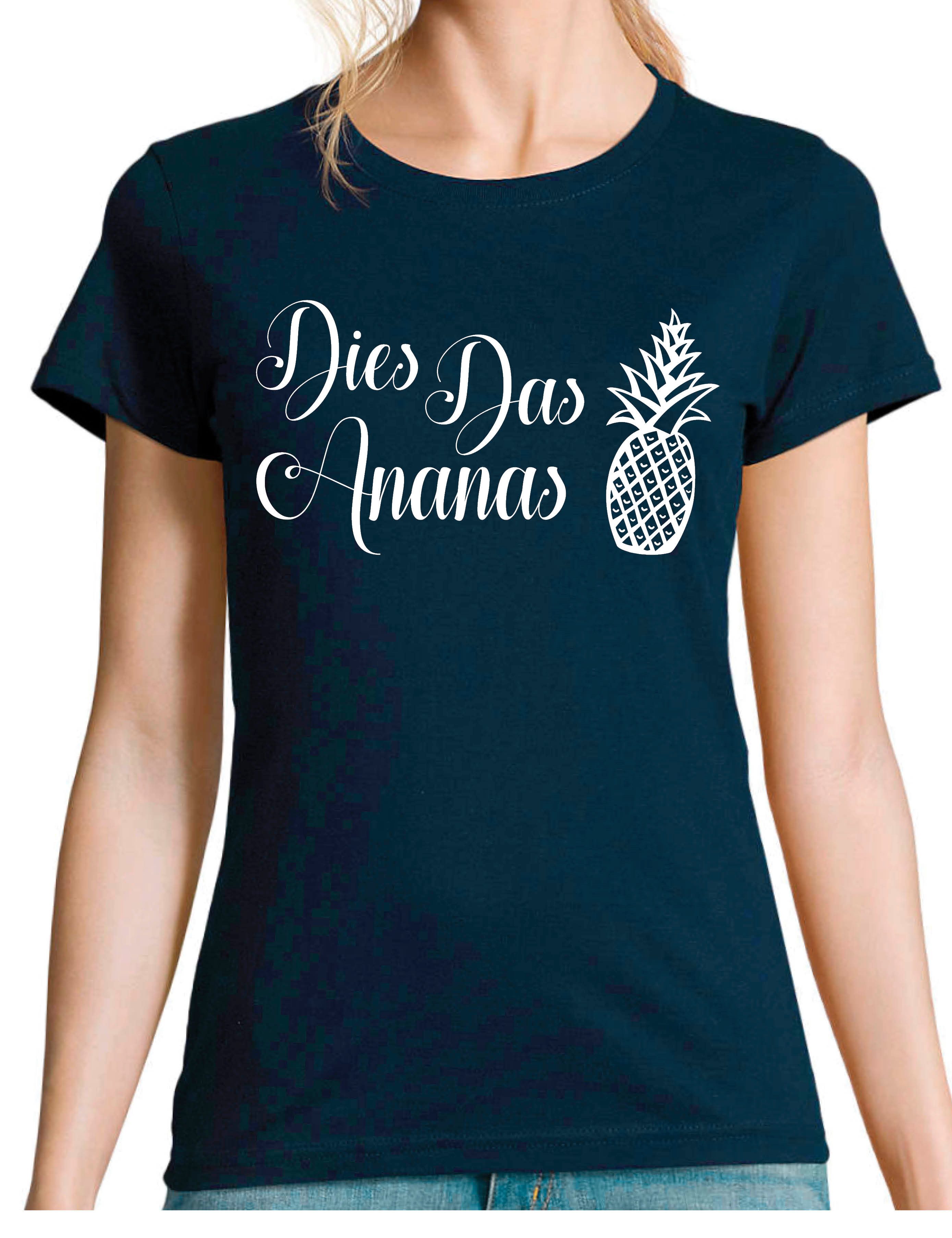 Youth Designz Print-Shirt "Dies Das Ananas" günstig online kaufen