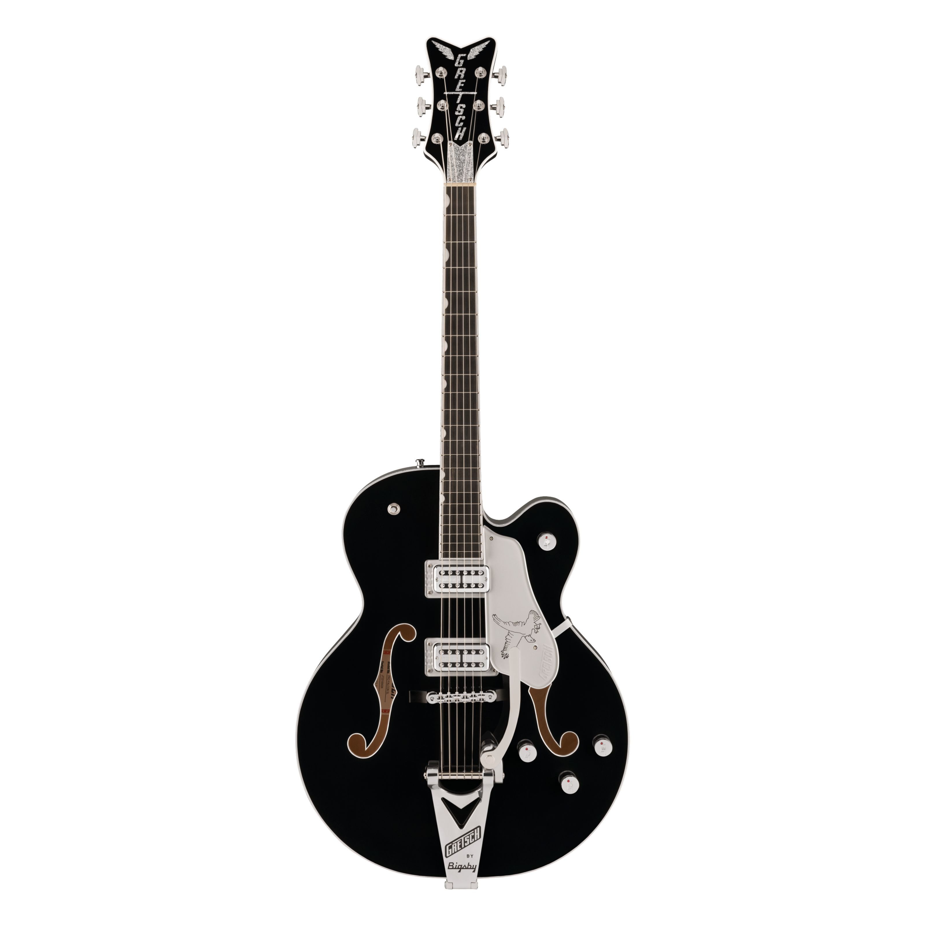 Gretsch Halbakustik-Gitarre, Halb-Akustik Gitarren, Hollow-Body Modelle, Professional Collection Falcon Hollow Body Bigsby Black -