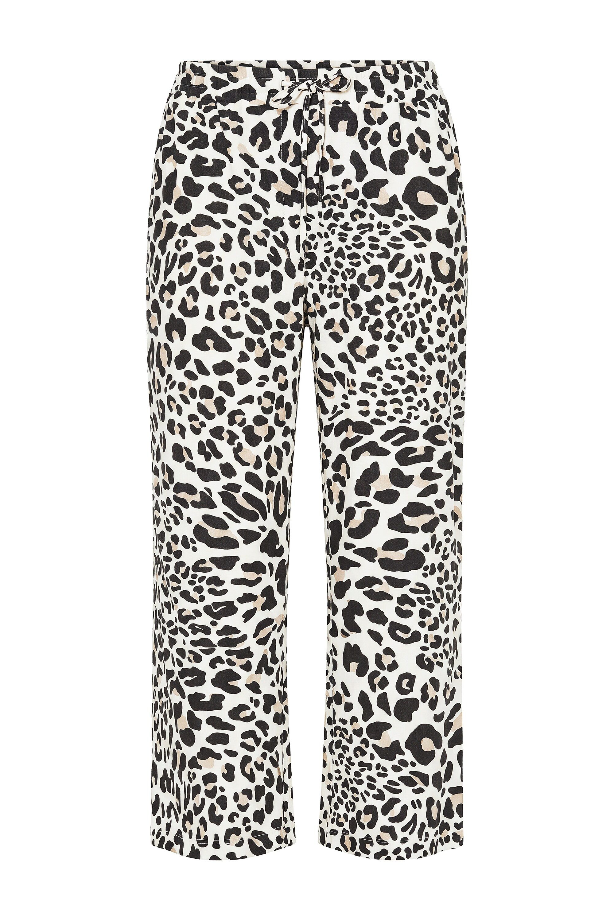 Angel of Style Culotte Culotte gerades Bein Leomuster Elastikbund
