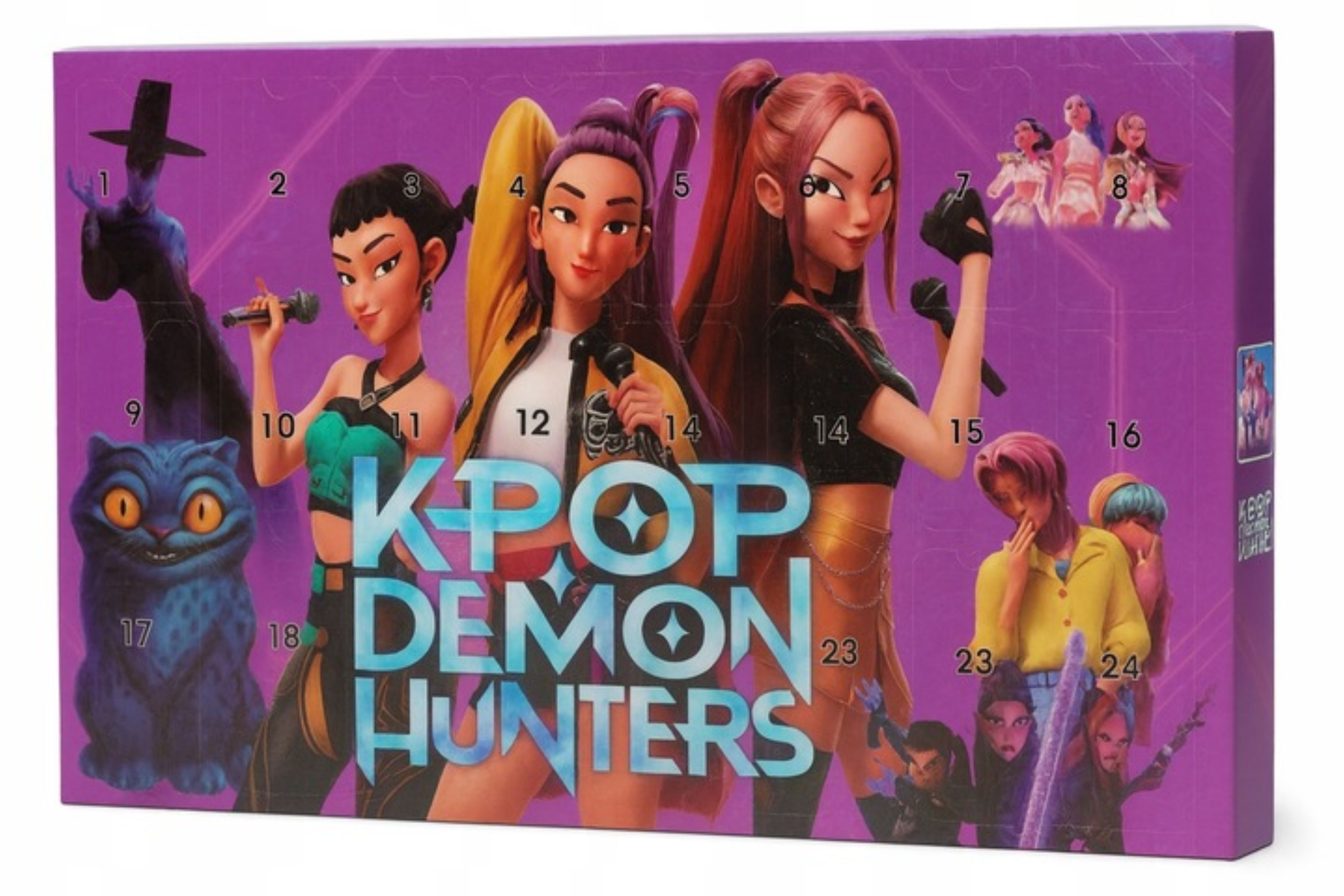 Festivalartikel Adventskalender K-Pop Demon Hunters Adventskalender – 24 Figuren & Anhänger Geschenk (1-tlg)