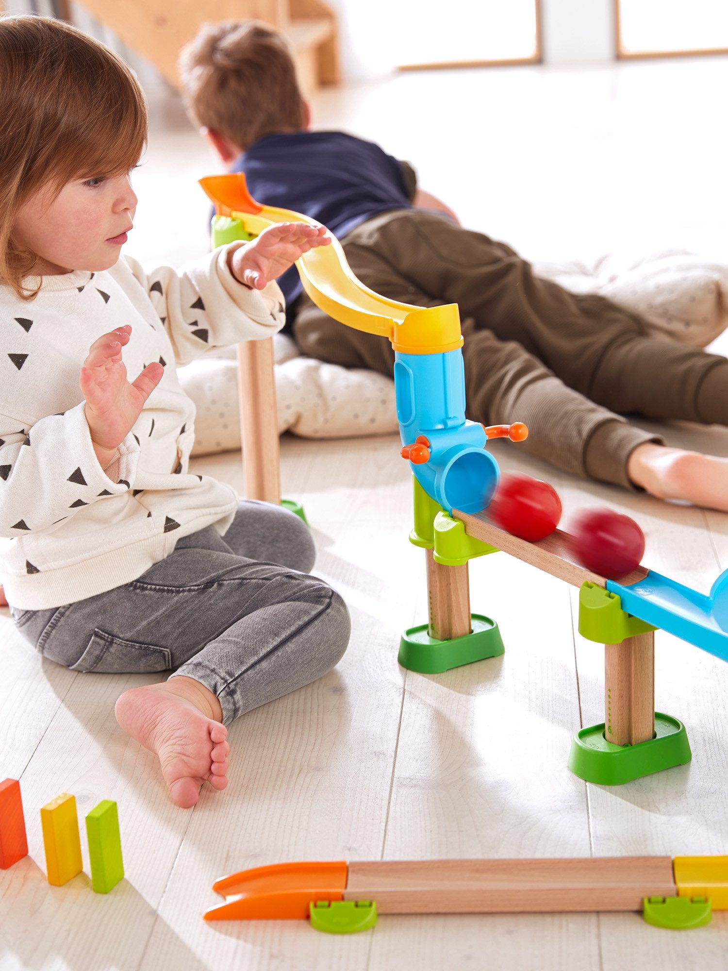 Haba Kugelbahn Kullerbü – Kugelbahn Kugel-Stau, unisex neutral – Bild 3 von 5