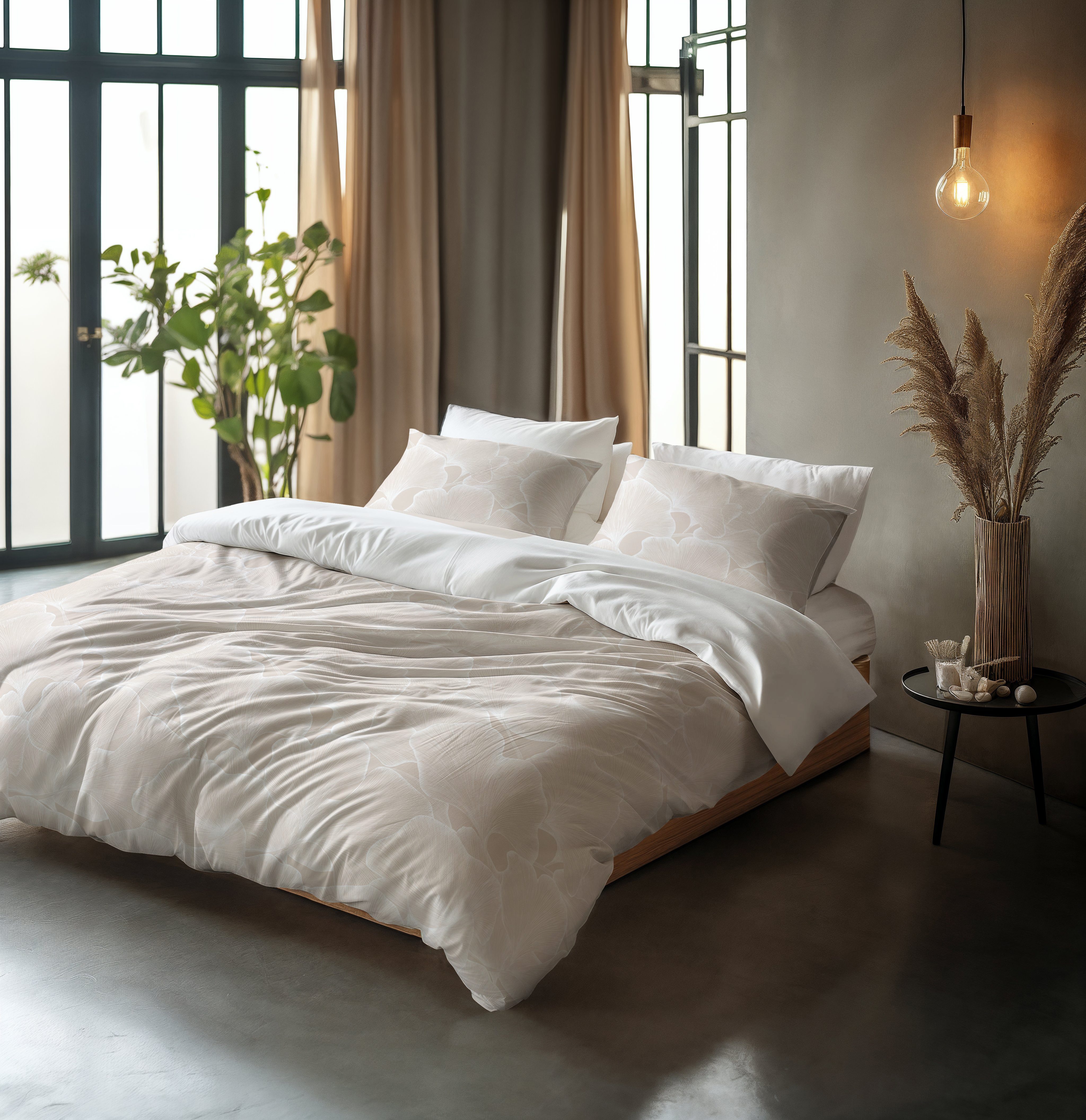 Sitheim-Europe Bettwäsche Ginkgo Whisper Baumwolle Bettbezug günstig online kaufen