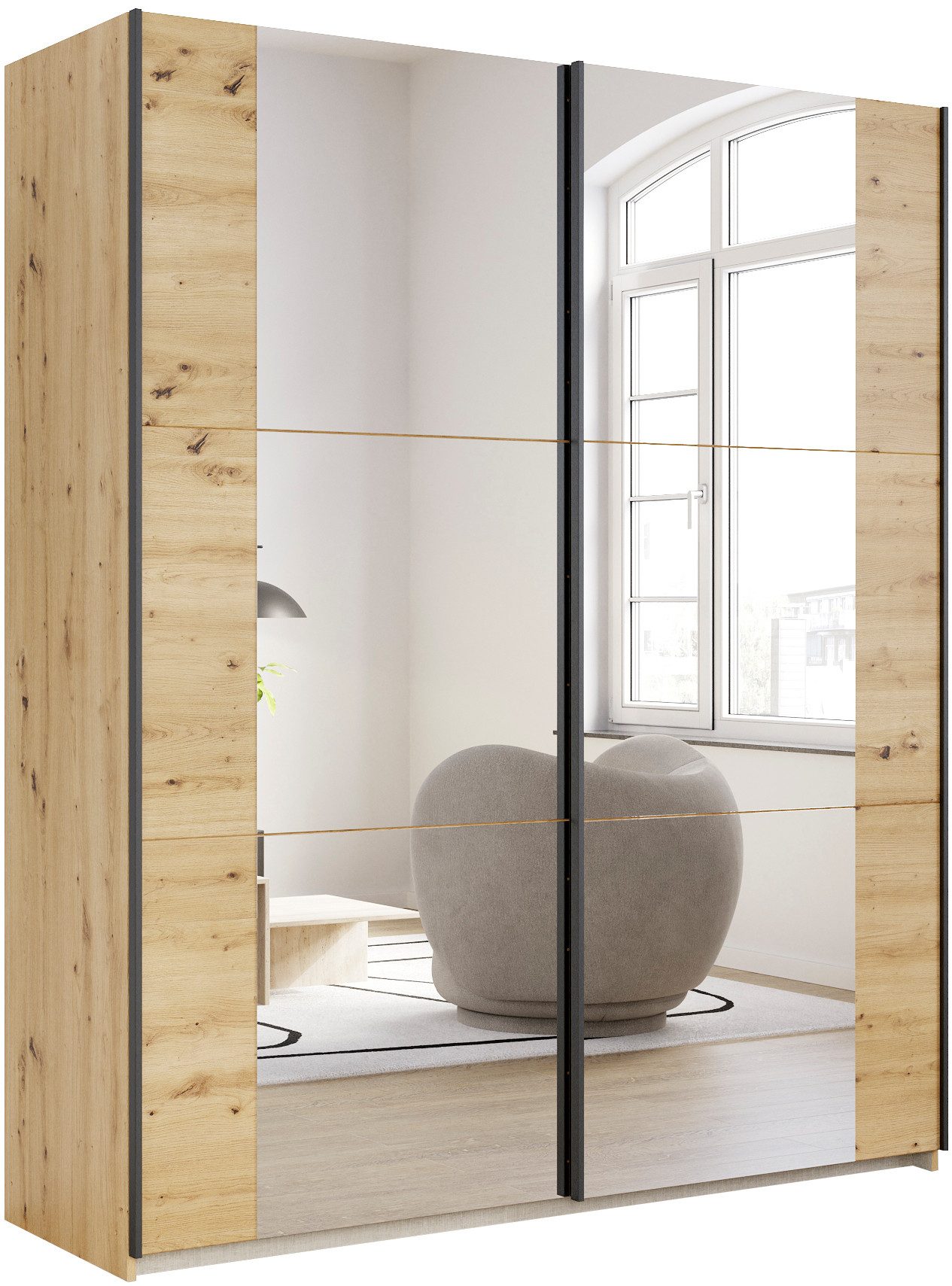 rauch Schwebetürenschrank Kleiderschrank Drehtürenschrank Schrank Garderobe günstig online kaufen