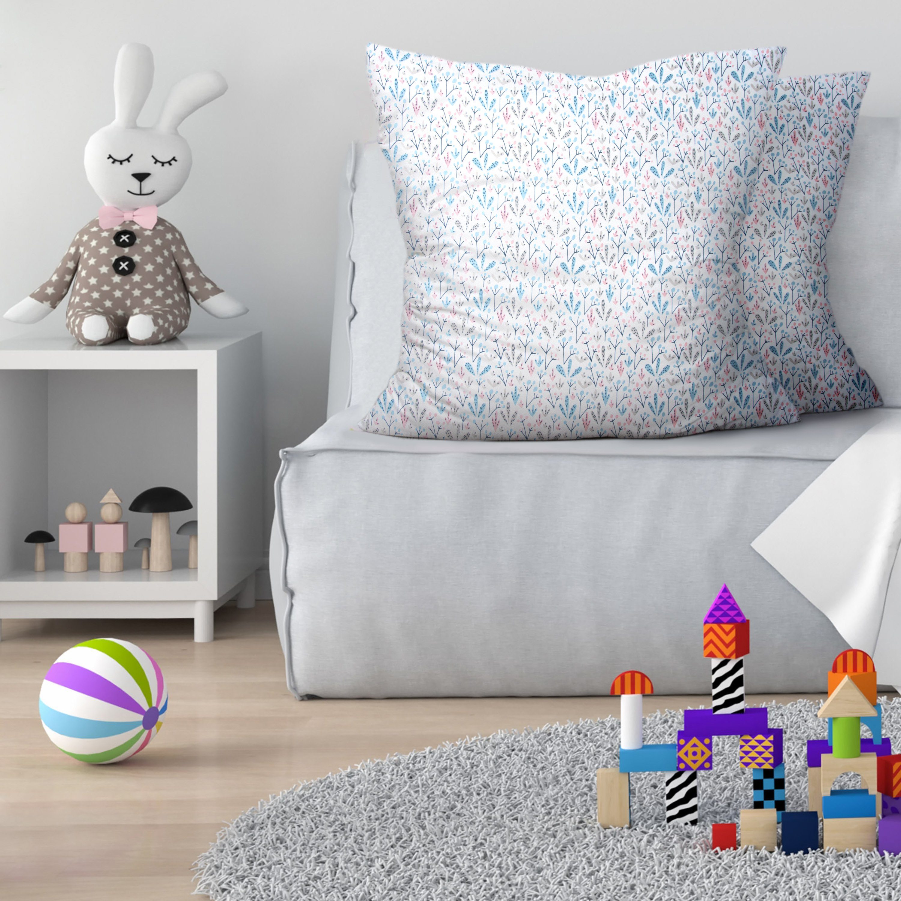 Amilian Dekokissen Dekoratives Kissen 80x80 cm Kindermotive