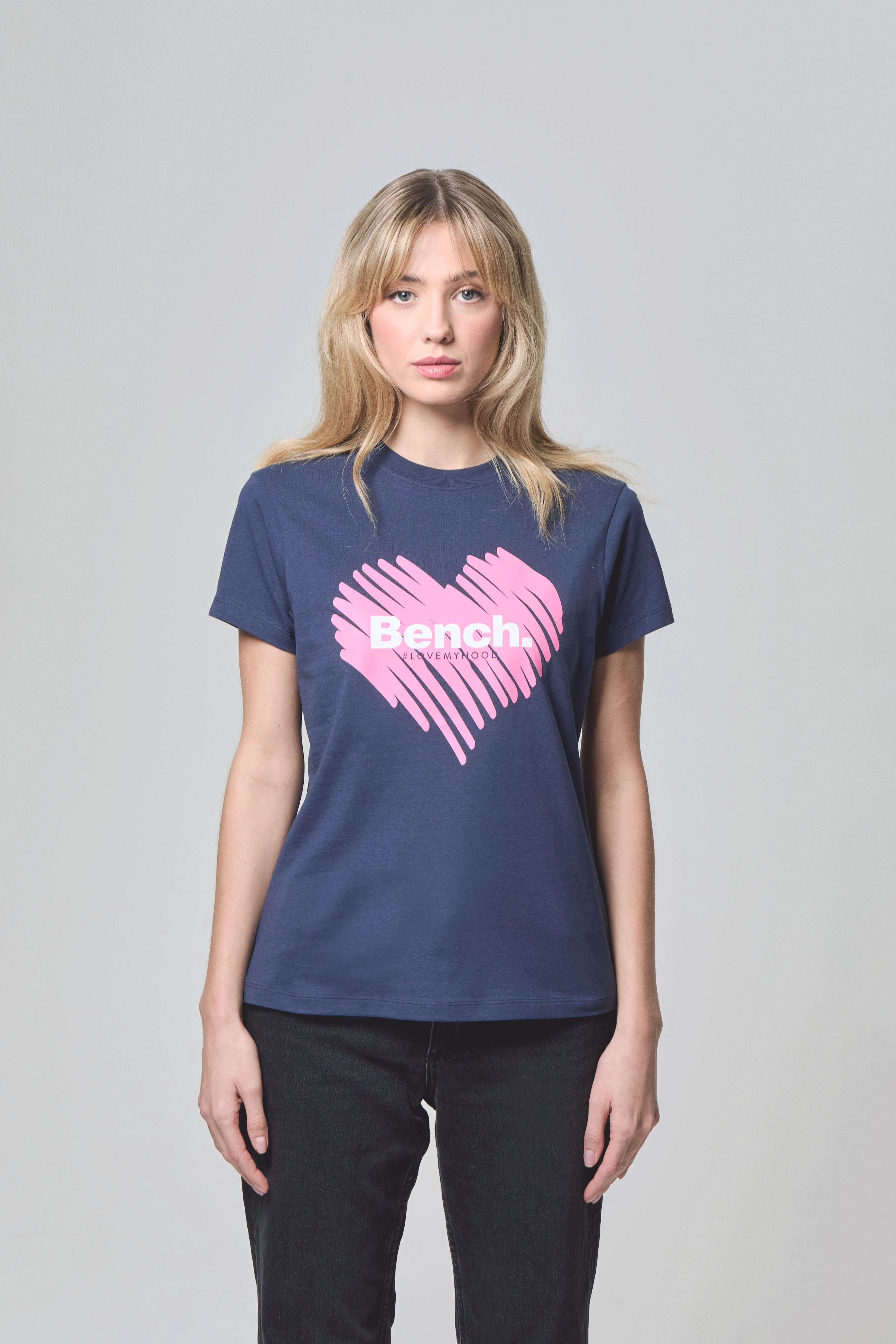 Bench. Rundhalsshirt "MIAO" günstig online kaufen