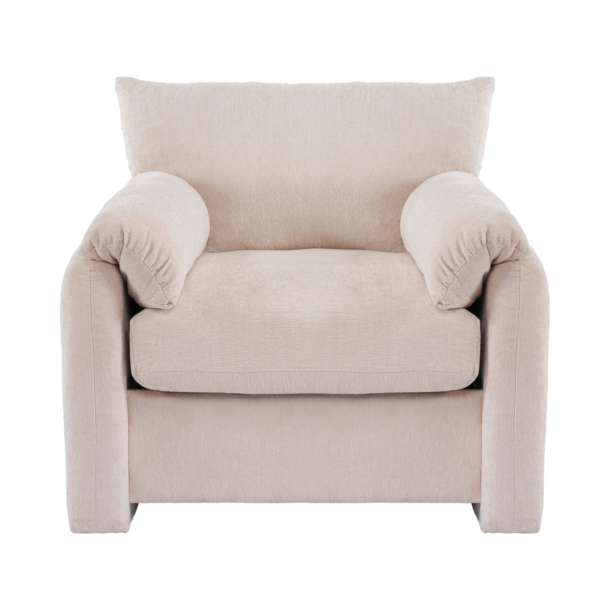 Merax Sessel Chenille-Stoff Einzelsessel mit extra günstig online kaufen