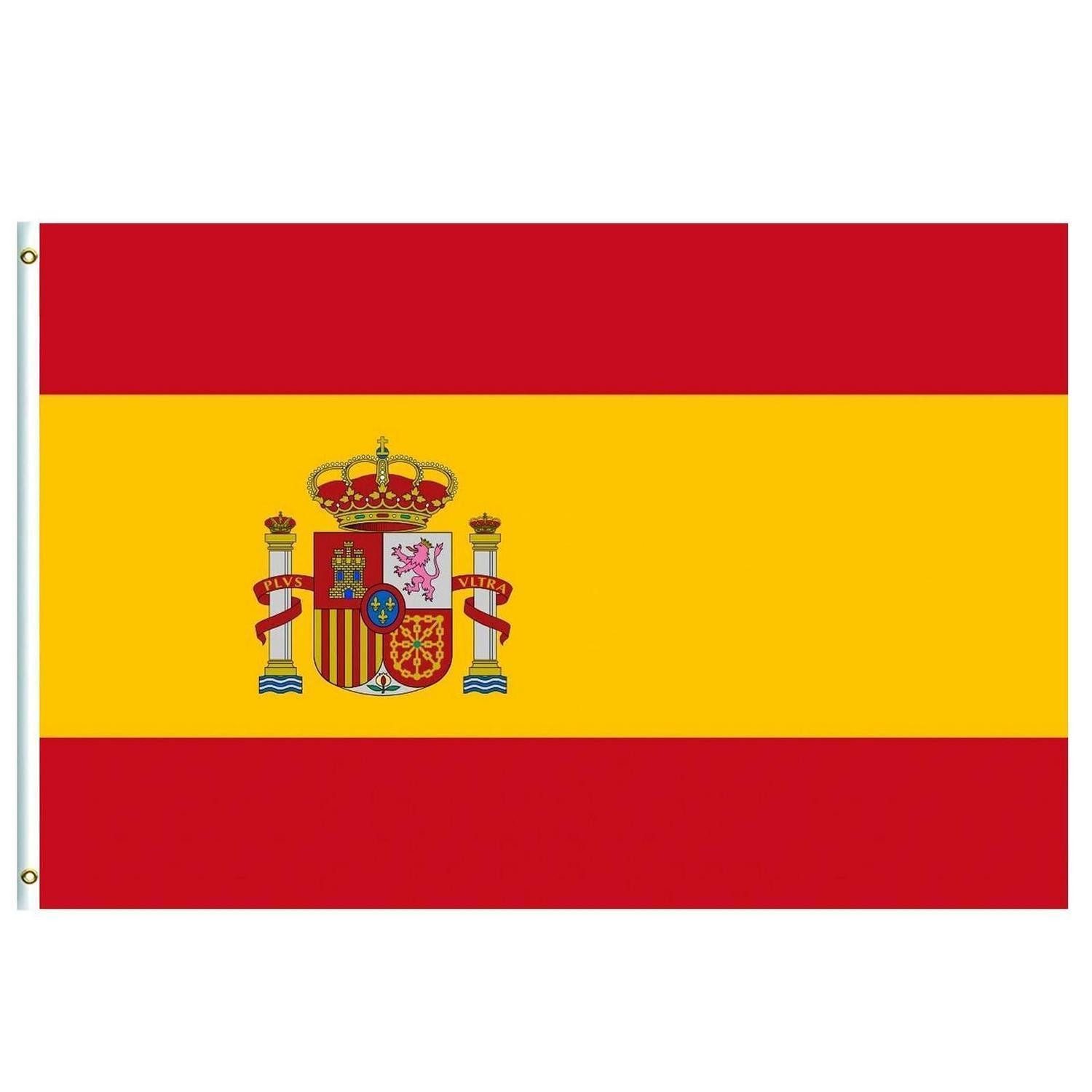 LuxusKollektion Flagge Spanien Flagge 90x150cm Messing-Oesen Fanartikel (1-St)