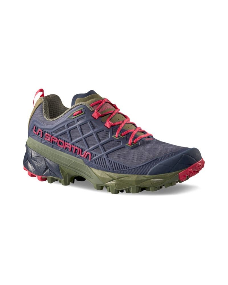 La Sportiva Trail-Laufschuhe Akyra II nachtblau/grün Damen Wanderschuh