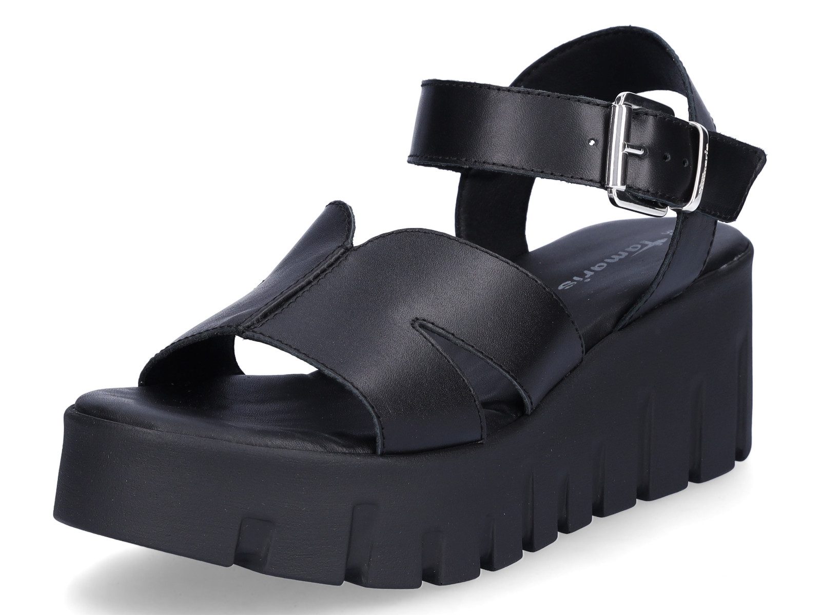 Tamaris Tamaris Damen Sandalette schwarz Sandale