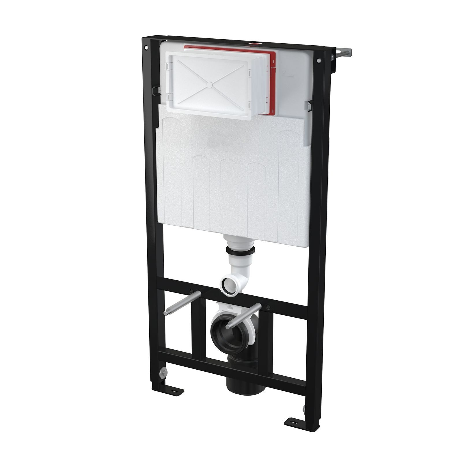 Wand-WC-Befestigung Hänge WC Vorwandelement Trockenbau Montagelement Höhe 98cm Spülkasten
