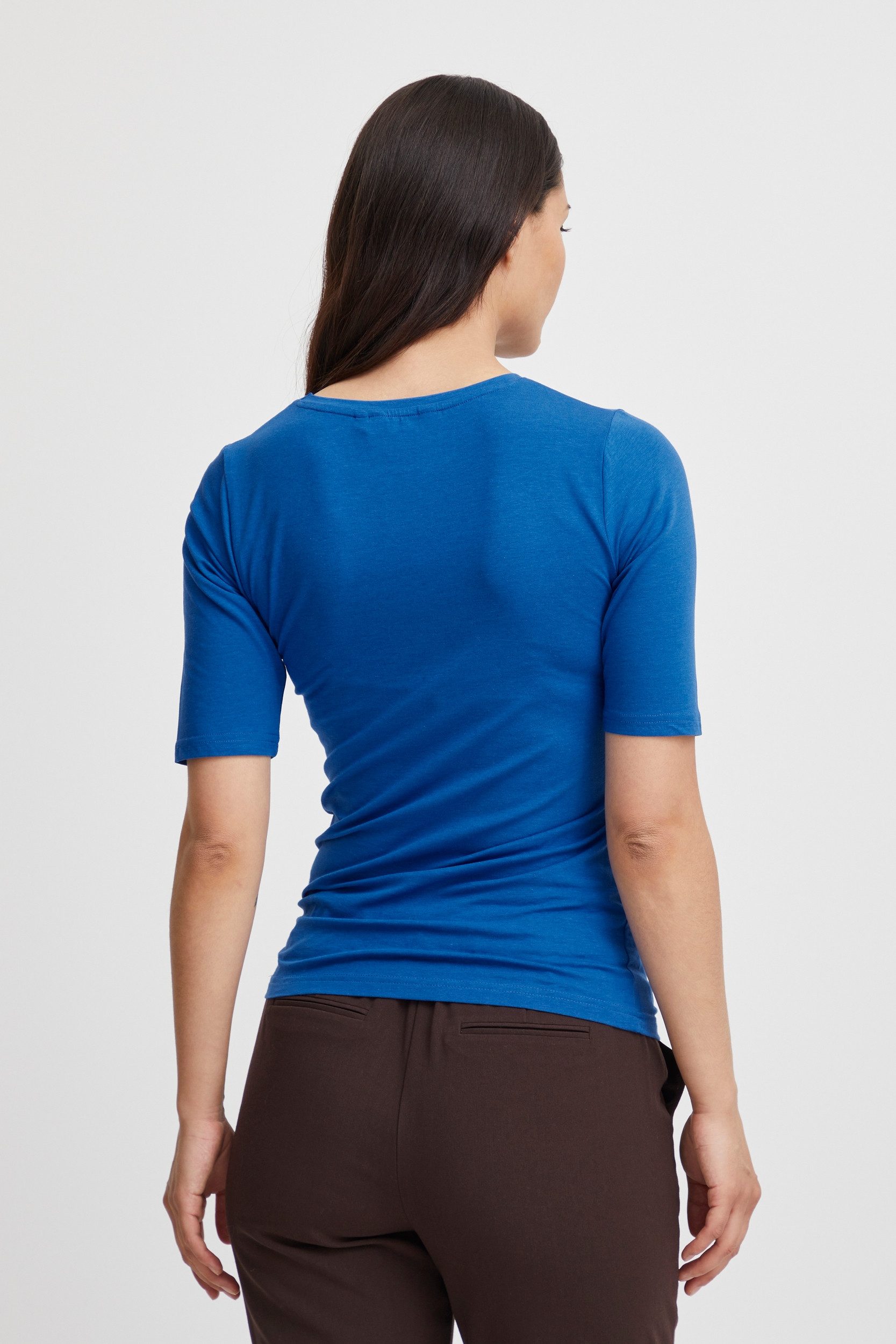b.young T-Shirt Slim Fit Ellenbogen-Länge Rundhalsausschnitt günstig online kaufen