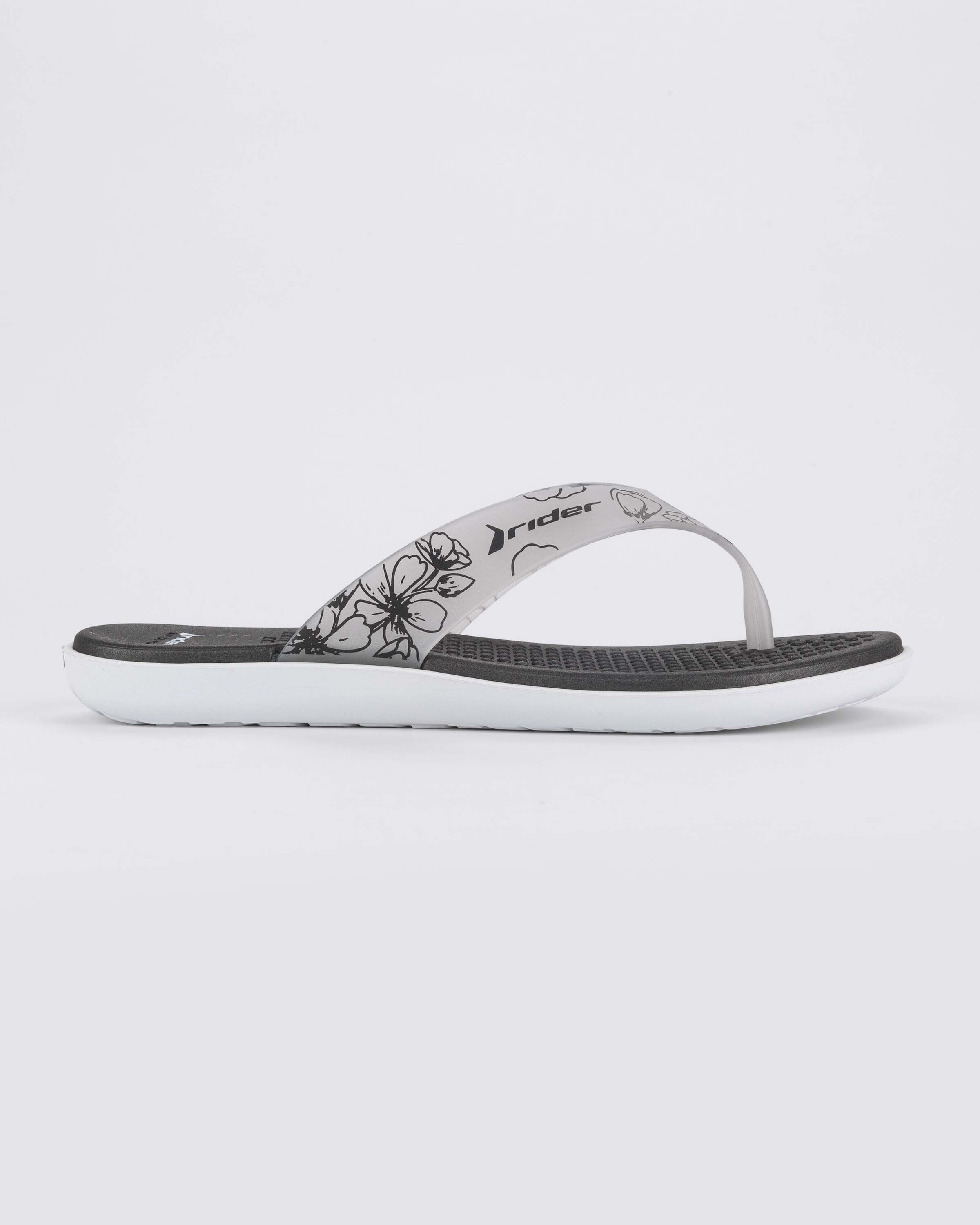 Rider AQUA V FEM - Badelatschen / Slides Pantolette Flip Flops - rutschfeste Innensohle - sportliches Design