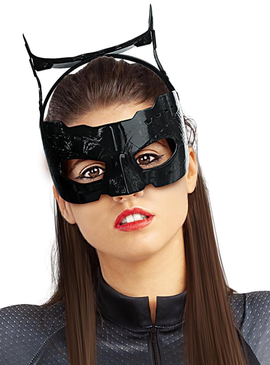 Verkleidungsmaske Catwoman Maskenbrille