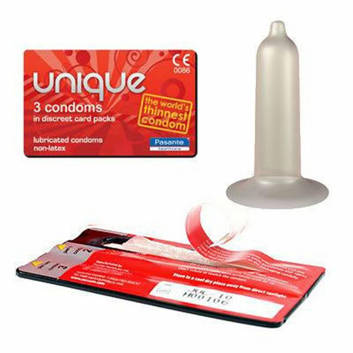 Pasante Kondome Pasante Unique Latexfreie Kondome 3 Stück