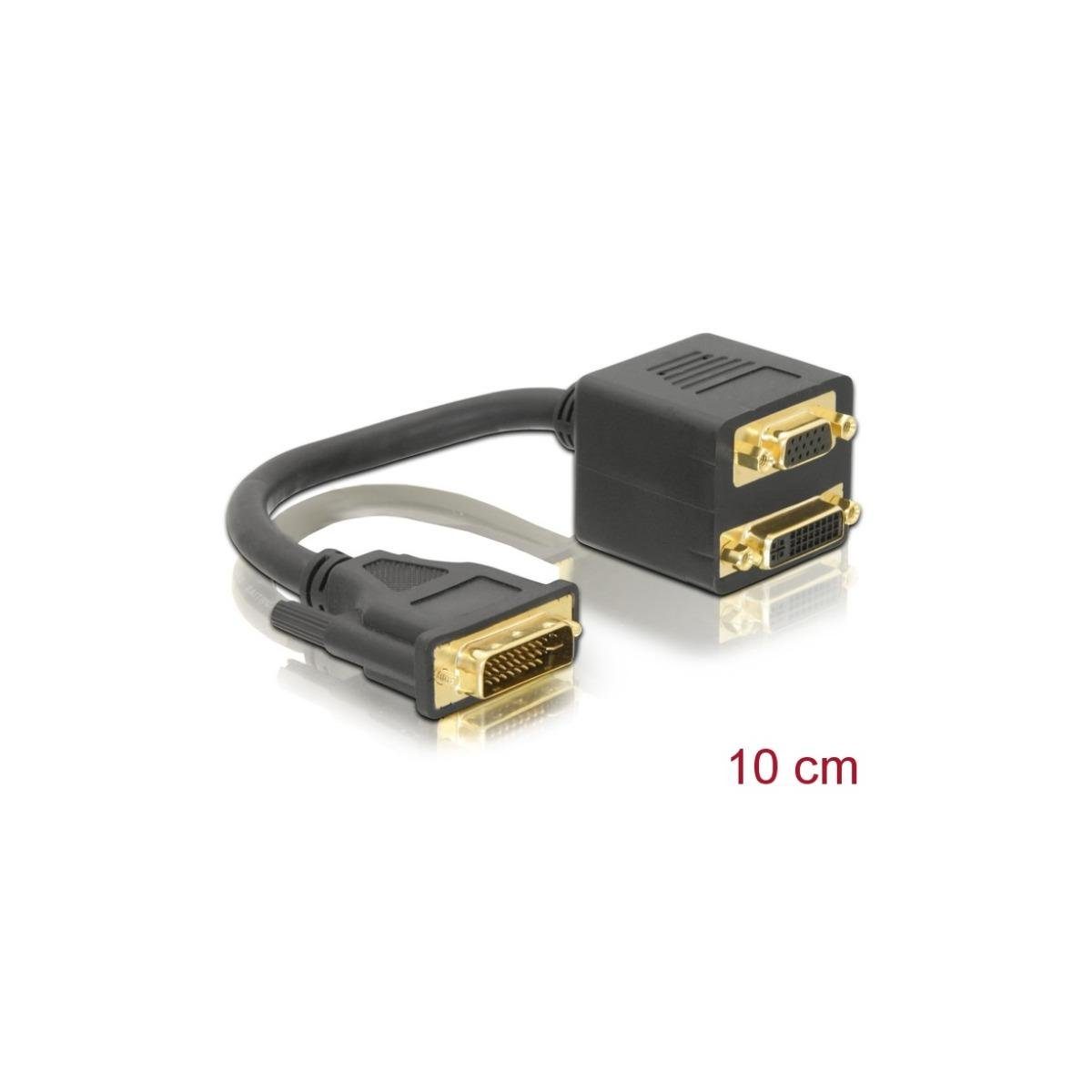 - DVI-I-Stecker cm) DVI, - Computer-Kabel, Adapter (10,00 DVI-I 65052 und VGA-Buchse DVI Delock zu