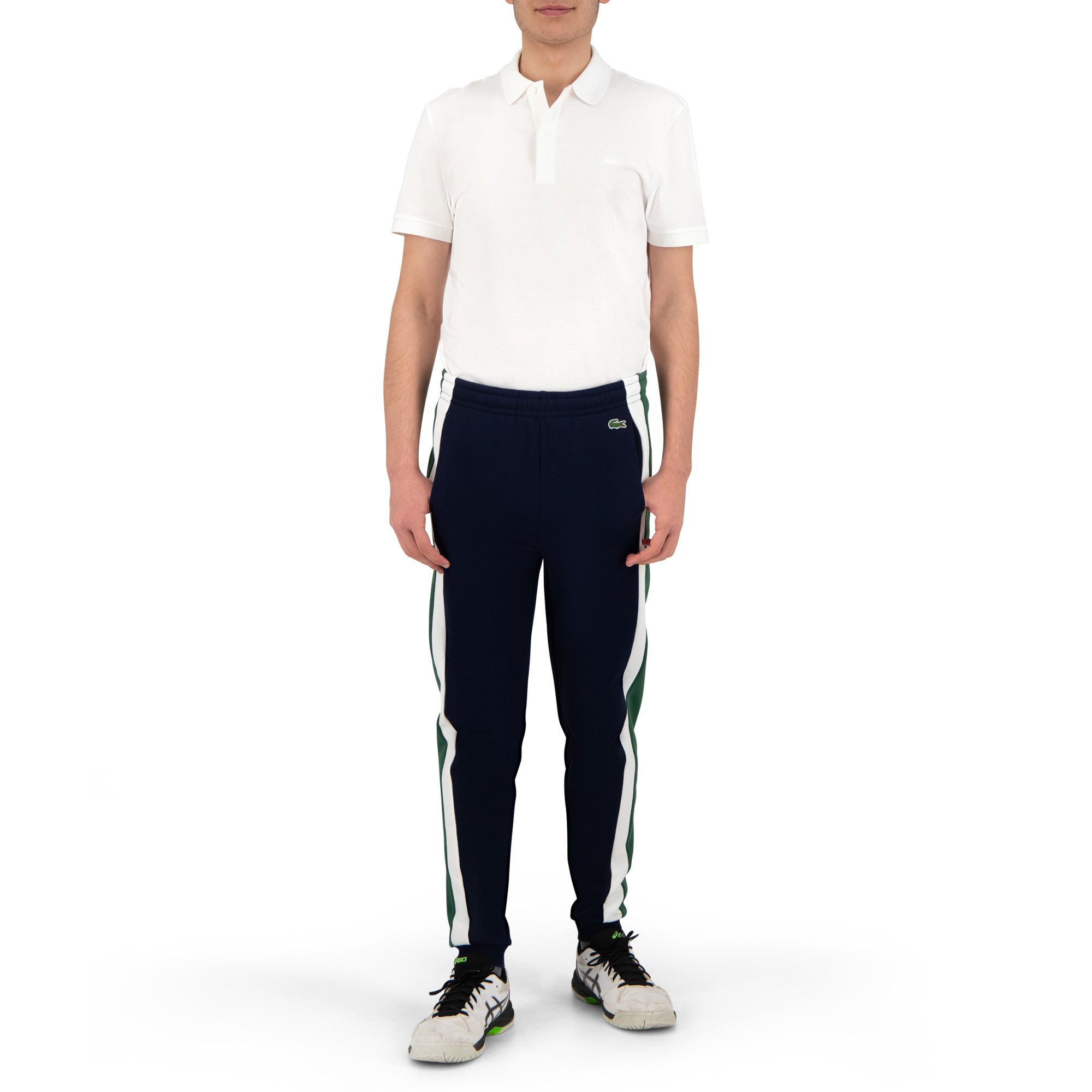 (YUN) NAVY Lacoste BLUE/GREEN-FLOUR Jogginghose