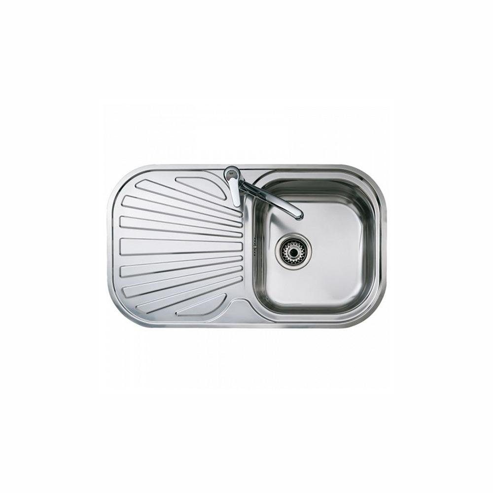 Teka Küchenspüle Spüle Küche Spülbecken mit einem Becken und Abtropffläche Teka Reversi, 86/20 cm