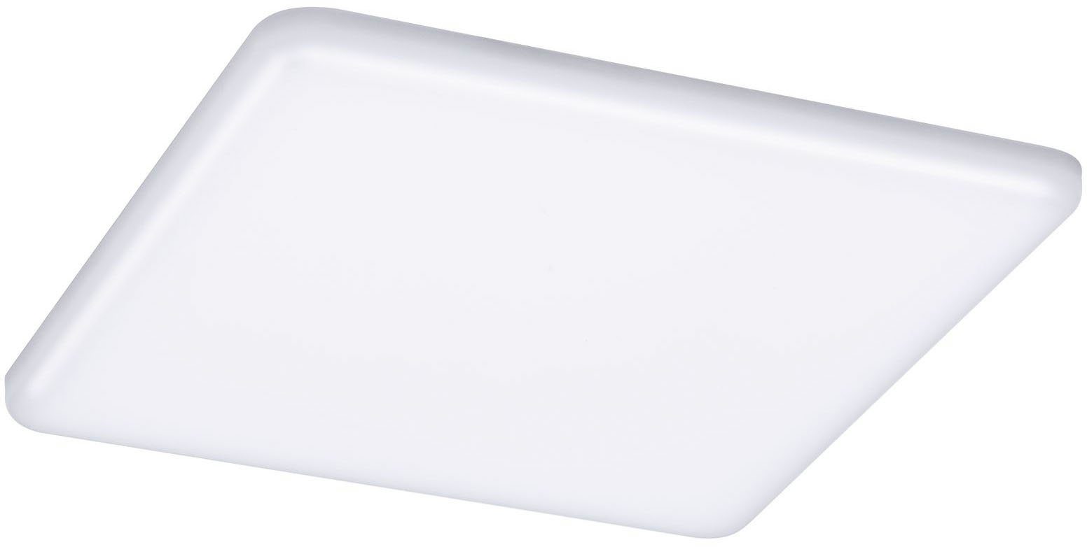 Paulmann LED Einbauleuchte LED Einbaupanel Veluna VariFit IP44 eckig, 4.000K Satin, LED fest integriert, Neutralweiß, LED Einbaupanel Veluna VariFit IP44 eckig, 4.000K Satin