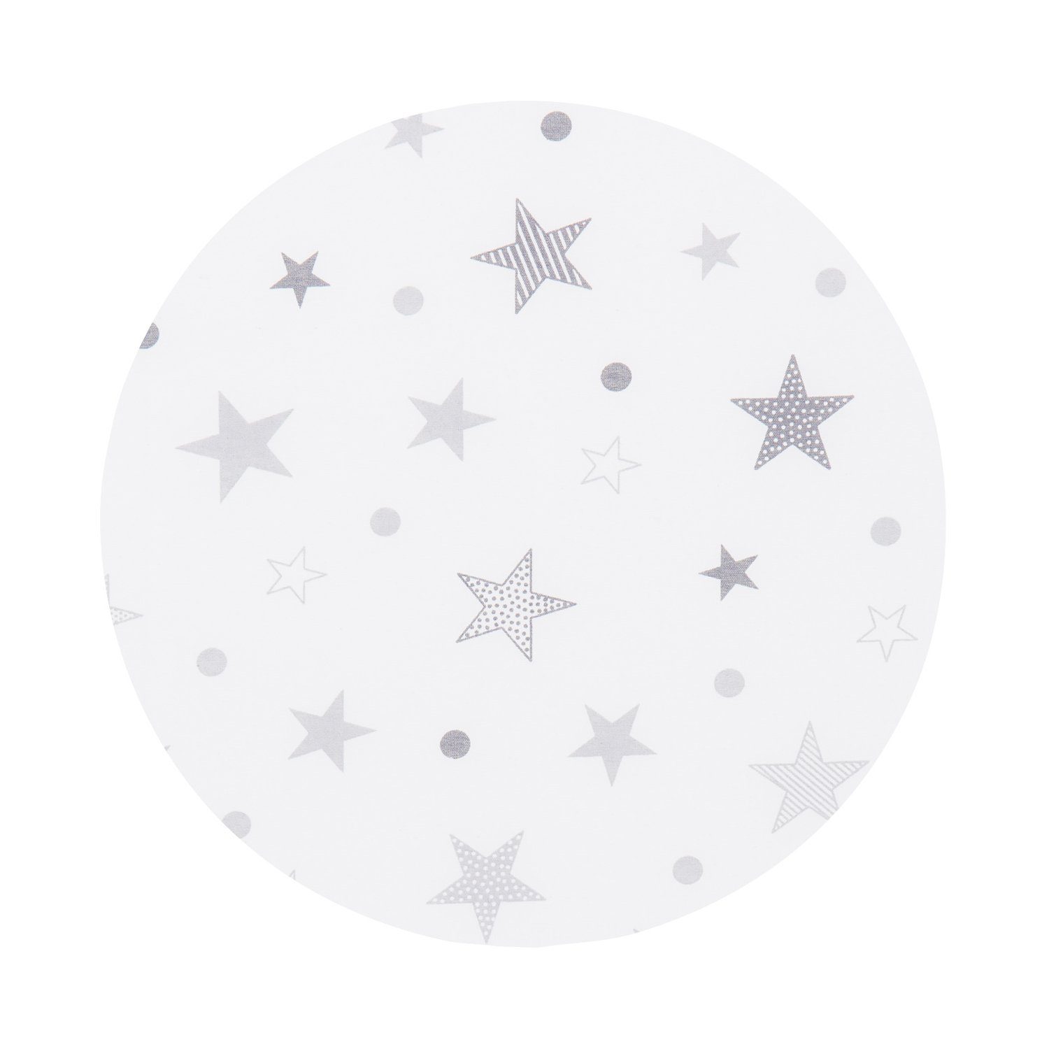 Kindermatratze Babybett Matratze Stars, Größe x weiß Bezug cm waschbar, 120 x Chipolino, faltbar, cm 6 60 6 hoch