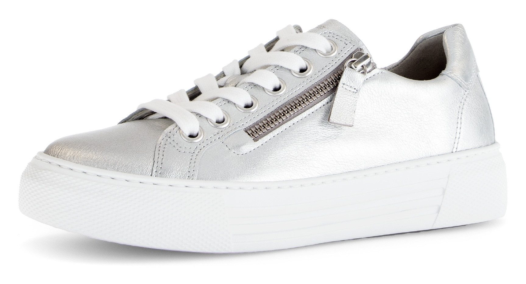 Gabor FLORENZ Plateausneaker, Freizeitschuh, Halbschuh, Schnürschuh günstig online kaufen