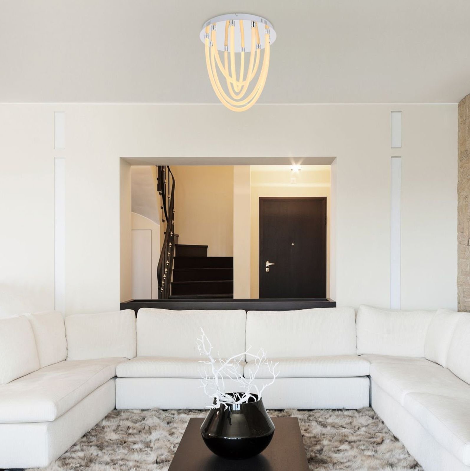 GLOBO LIGHTING Deckenleuchte Deckenleuchte Wohnzimmer LED günstig online kaufen