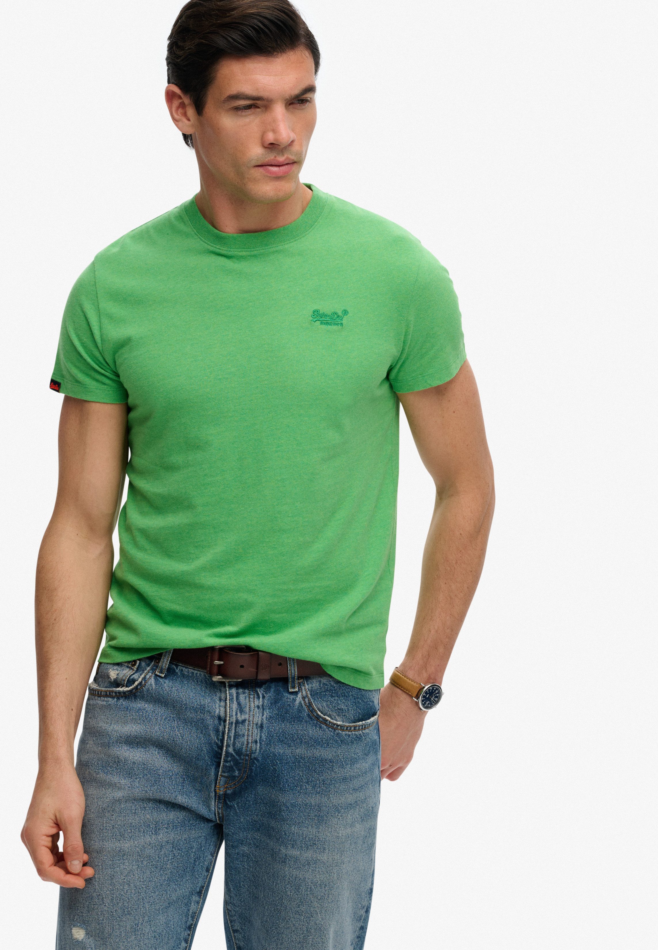 Superdry Rundhalsshirt ESSENTIAL LOGO EMB TEE günstig online kaufen
