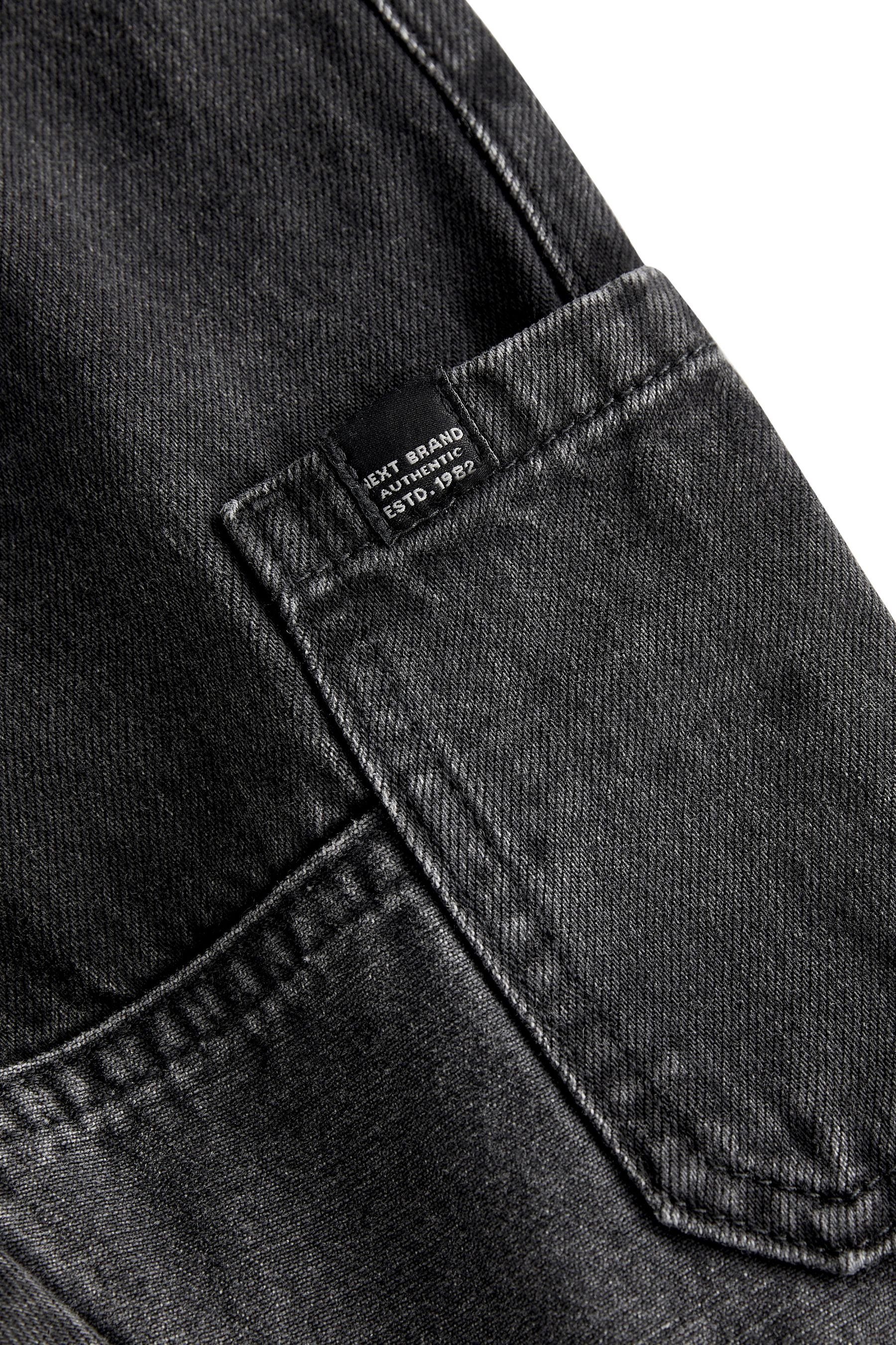 (1-tlg) Denim im Next Utility-Look Jeans Cargojeans Black