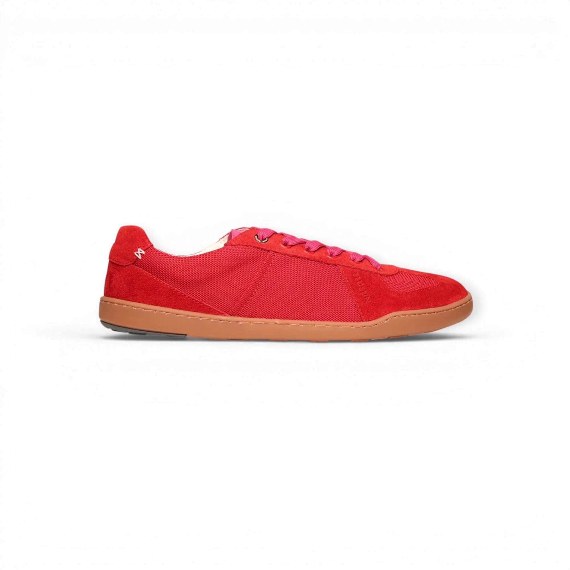 BLUSUN BLSN-204W (Textil/Veloursleder, flexible Sohle) rot Damen Barfußschuh