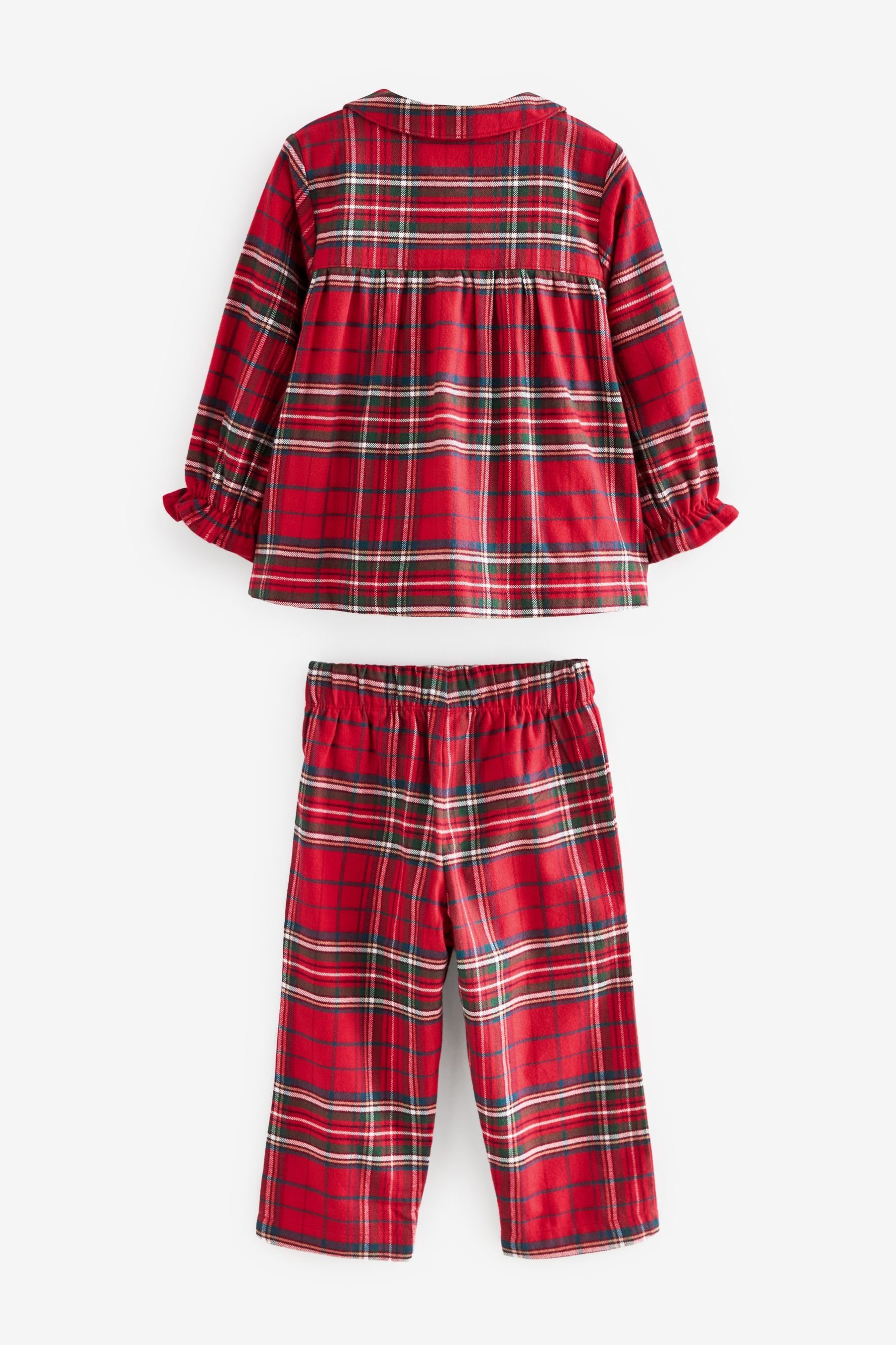 Red (2 tlg) Knopfleiste mit Check Pyjama Next Pyjama
