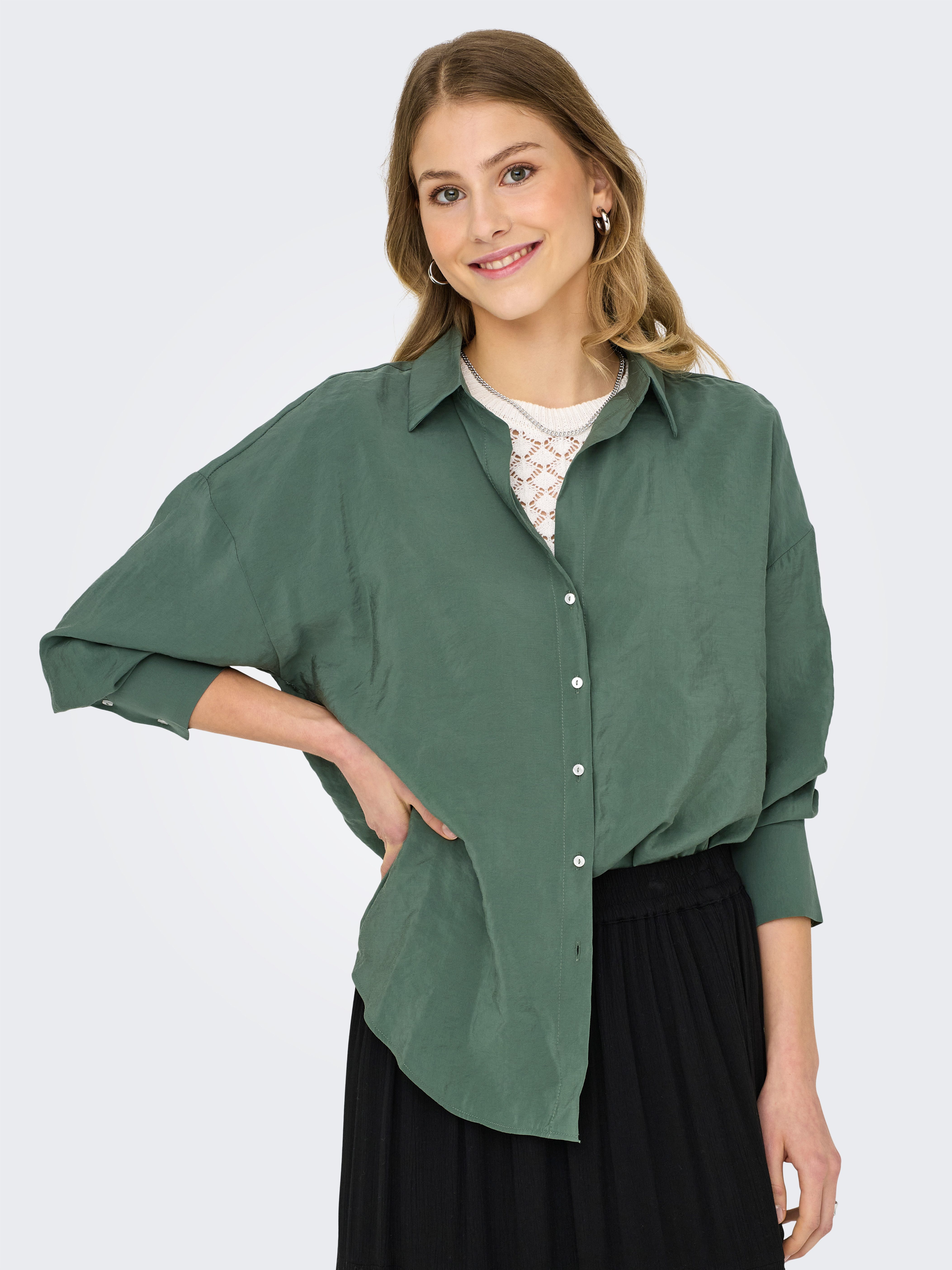 ONLY Hemdbluse ONLZAZIMA L/S LOOSE SHIRT günstig online kaufen