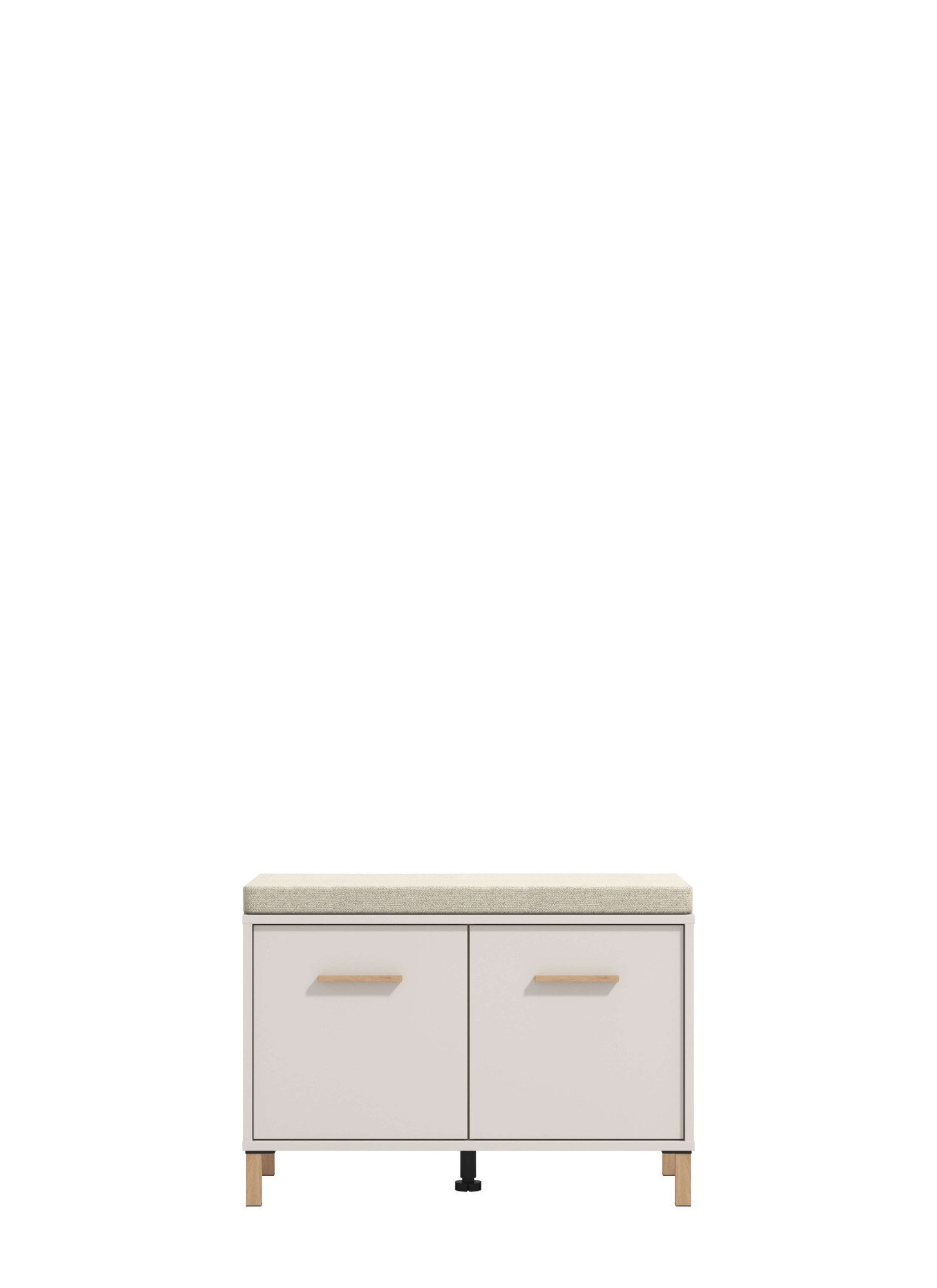 Home affaire Schuhbank Belfort, Schuhschrank, Schuhregal, Schuhtruhe, Breite 80 cm, mit Sitzkissen und zwei geschlossenen Fächern, in eleganten Farben