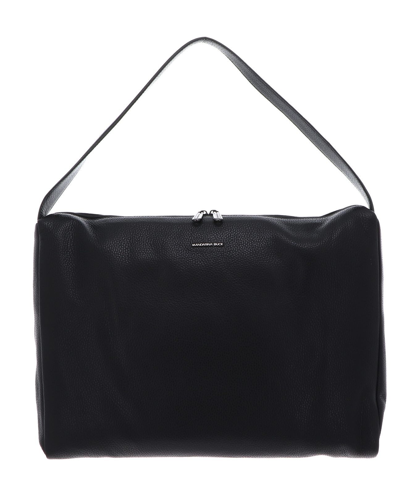 Mandarina Duck Schultertasche Leather Hobo Bag (Set, 2-tlg), aus echtem Kalbsleder