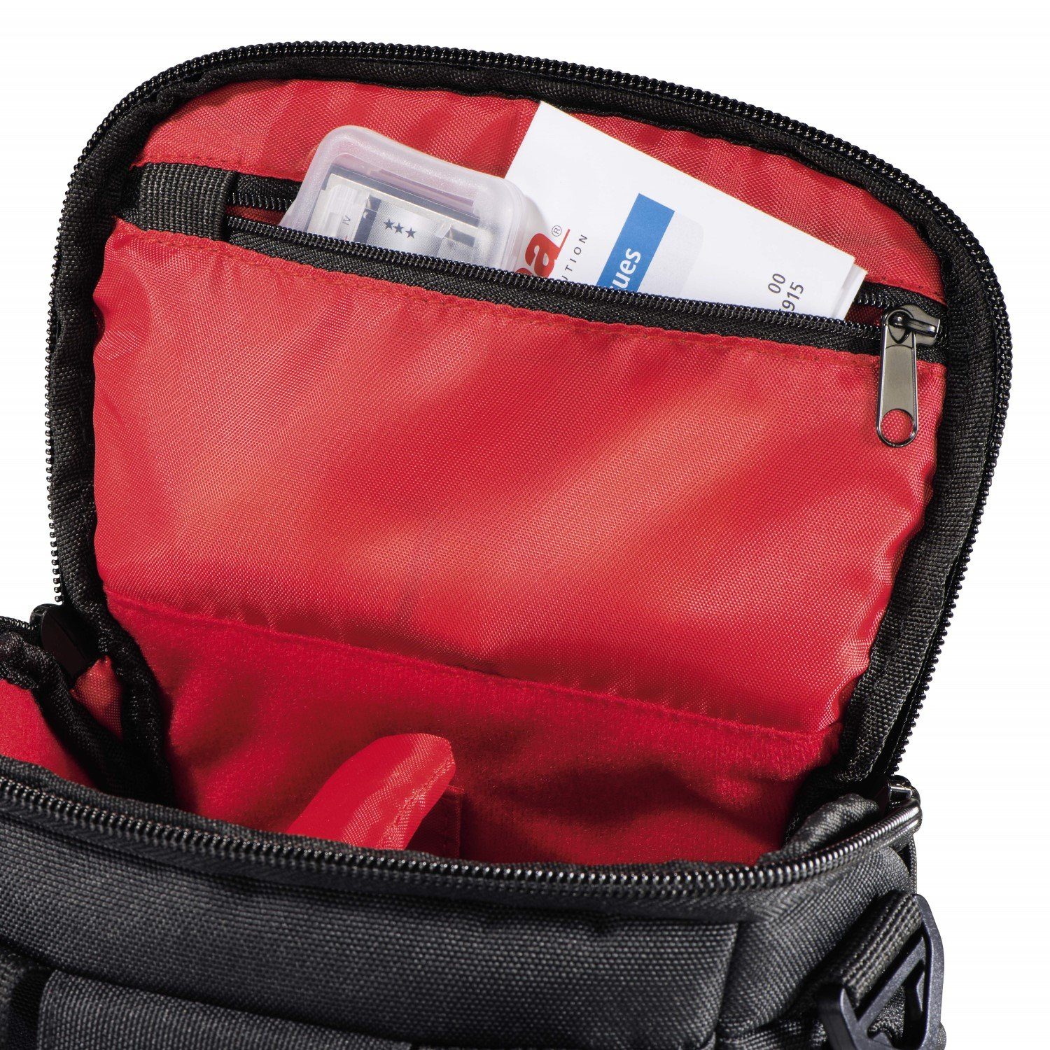 Hama Kameratasche Kamera-Tasche Sambia 80 Colt Foto-Tasche Universal, Case Schultergurt Tragegriff Zubehör-Fächer Systemkamera Digitalkamera